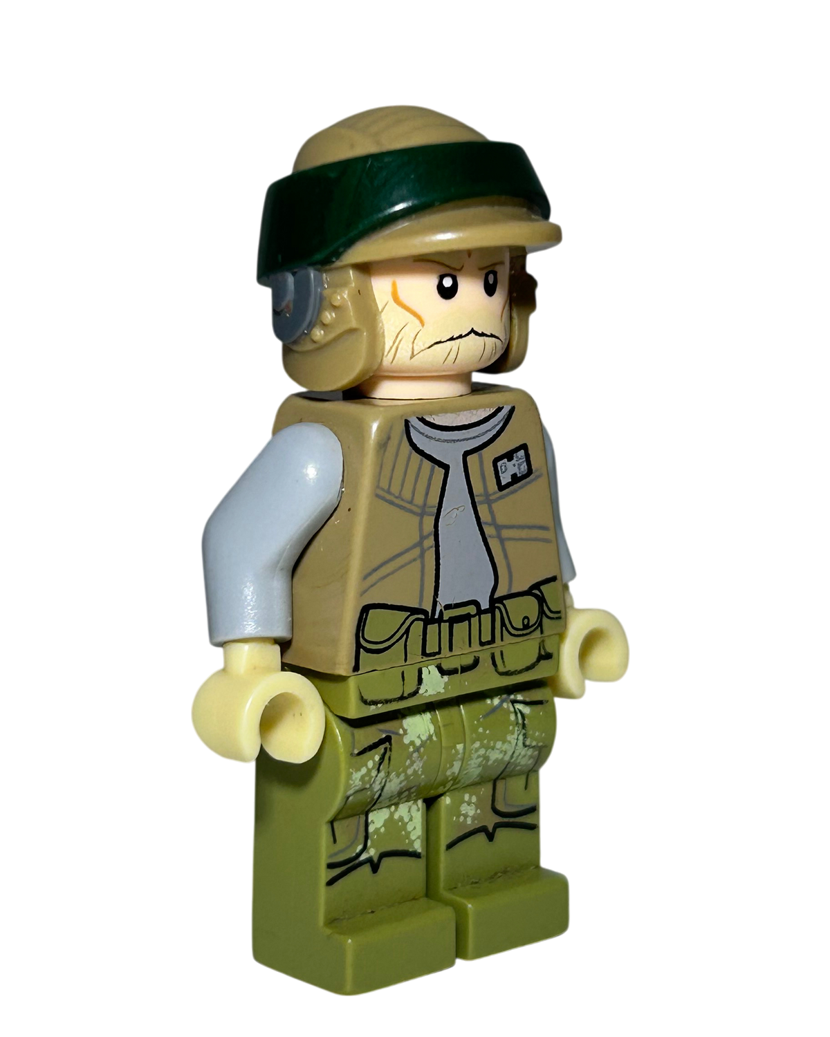 Lego Star Wars Minifigur Commander Rex Endor Rebel Trooper SW0646 Seitenansicht links brick2d2
