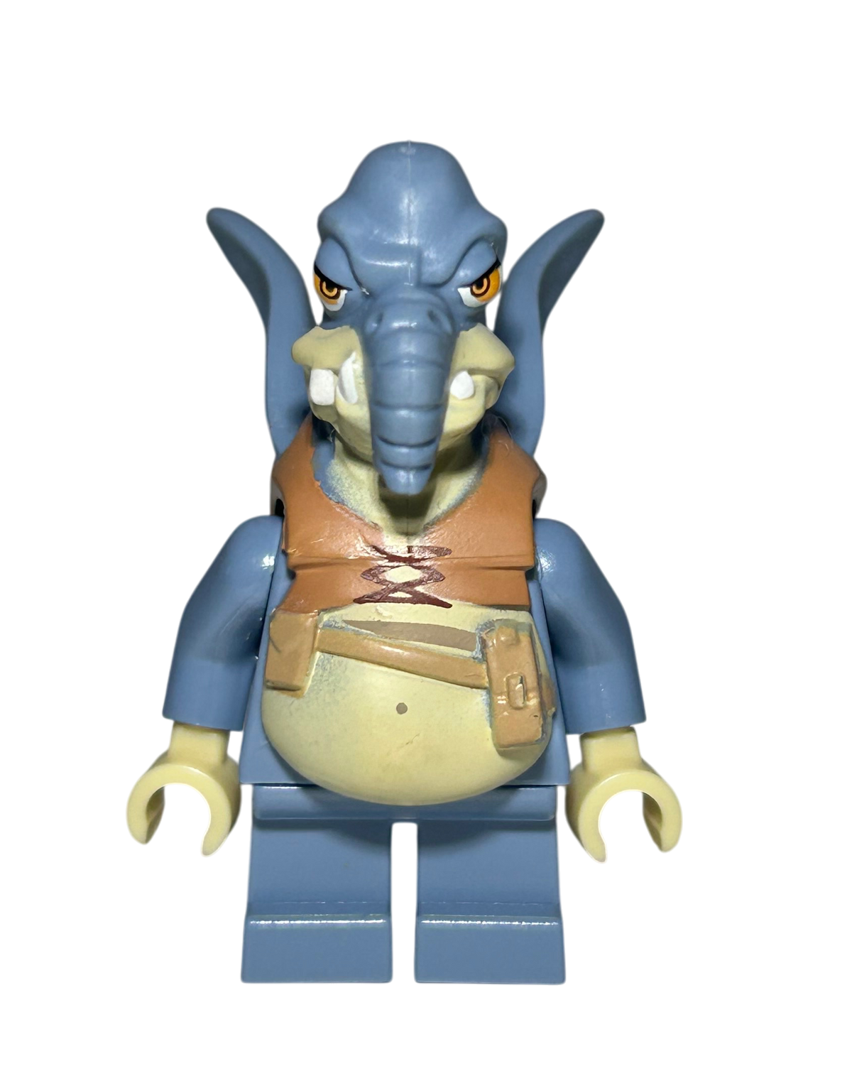 Watto SW0649 LEGO Star Wars Minifigur beige Hände Vorderansicht brick2d2