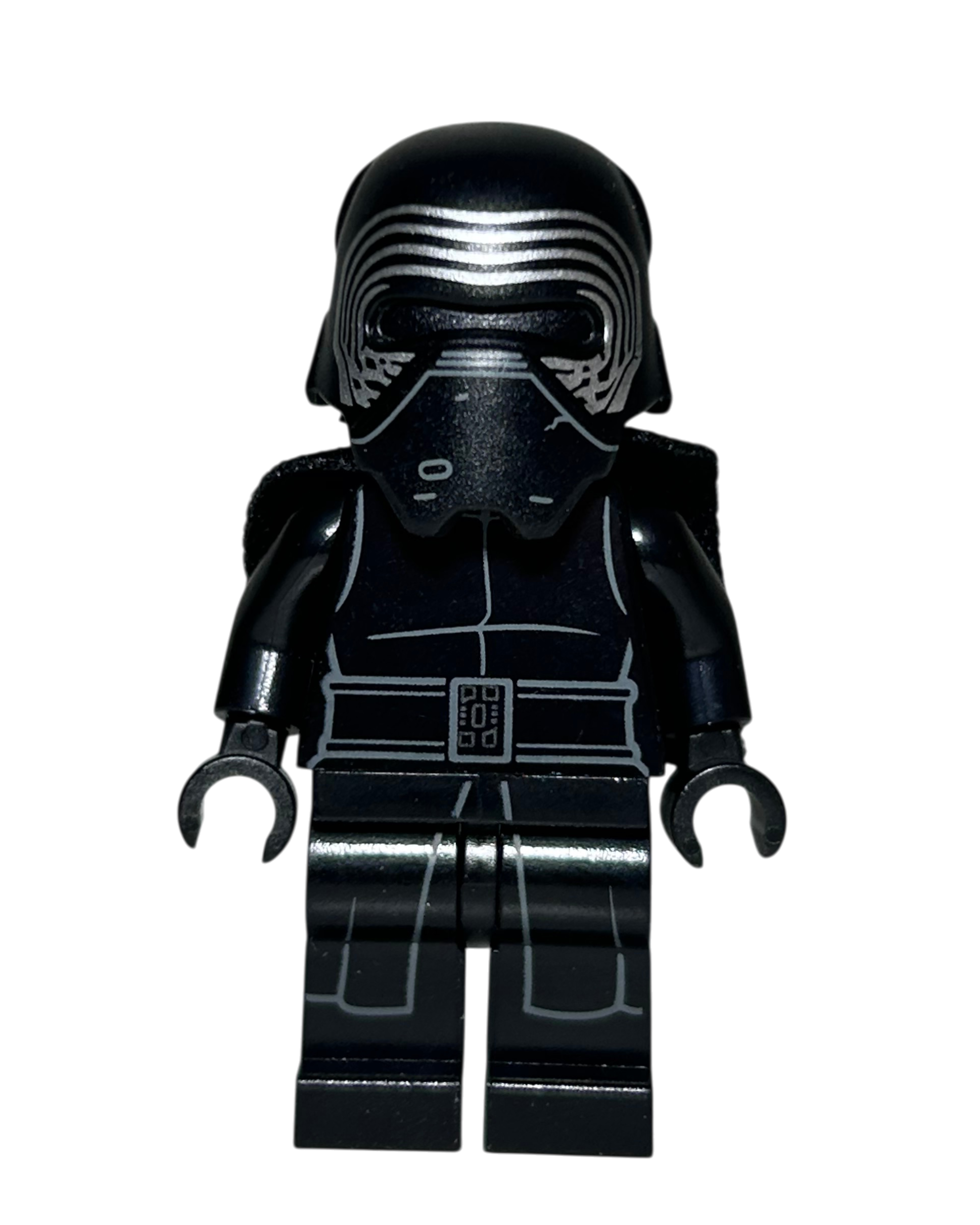 Kylo Ren mit Maske und Umhang SW0663 LEGO Star Wars Minifigur Vorderansicht brick2d2