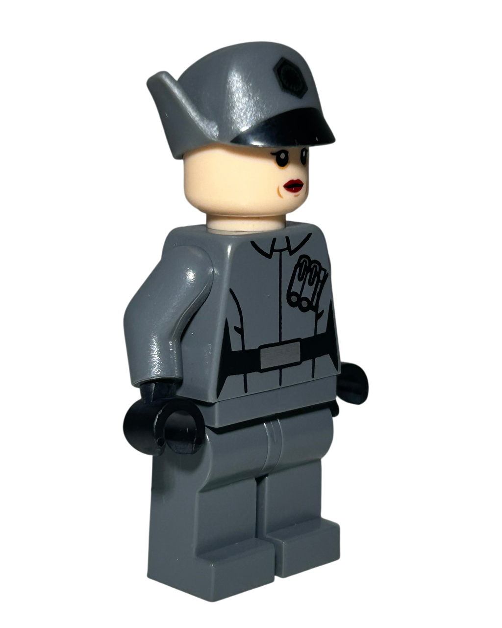 First Order Officer Lieutenant weiblich SW0665 LEGO Star Wars Minifigur Seitenansicht rechts brick2d2