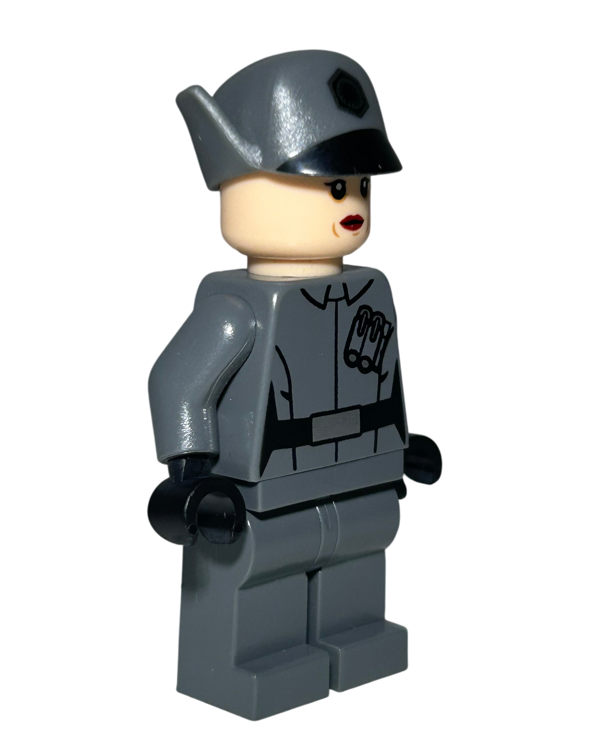 First Order Officer Lieutenant weiblich SW0665 LEGO Star Wars Minifigur Seitenansicht rechts brick2d2