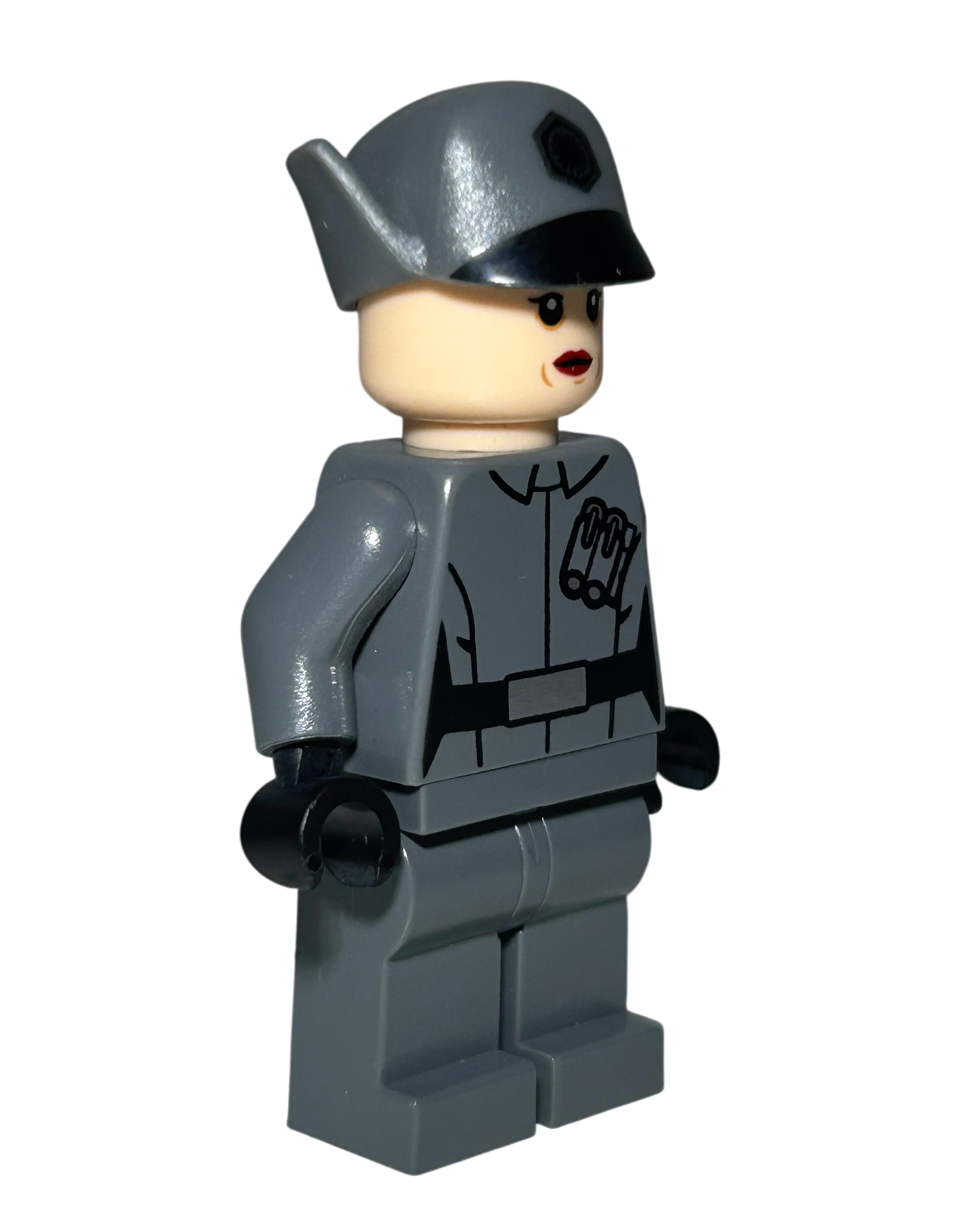 First Order Officer Lieutenant weiblich SW0665 LEGO Star Wars Minifigur Seitenansicht rechts brick2d2