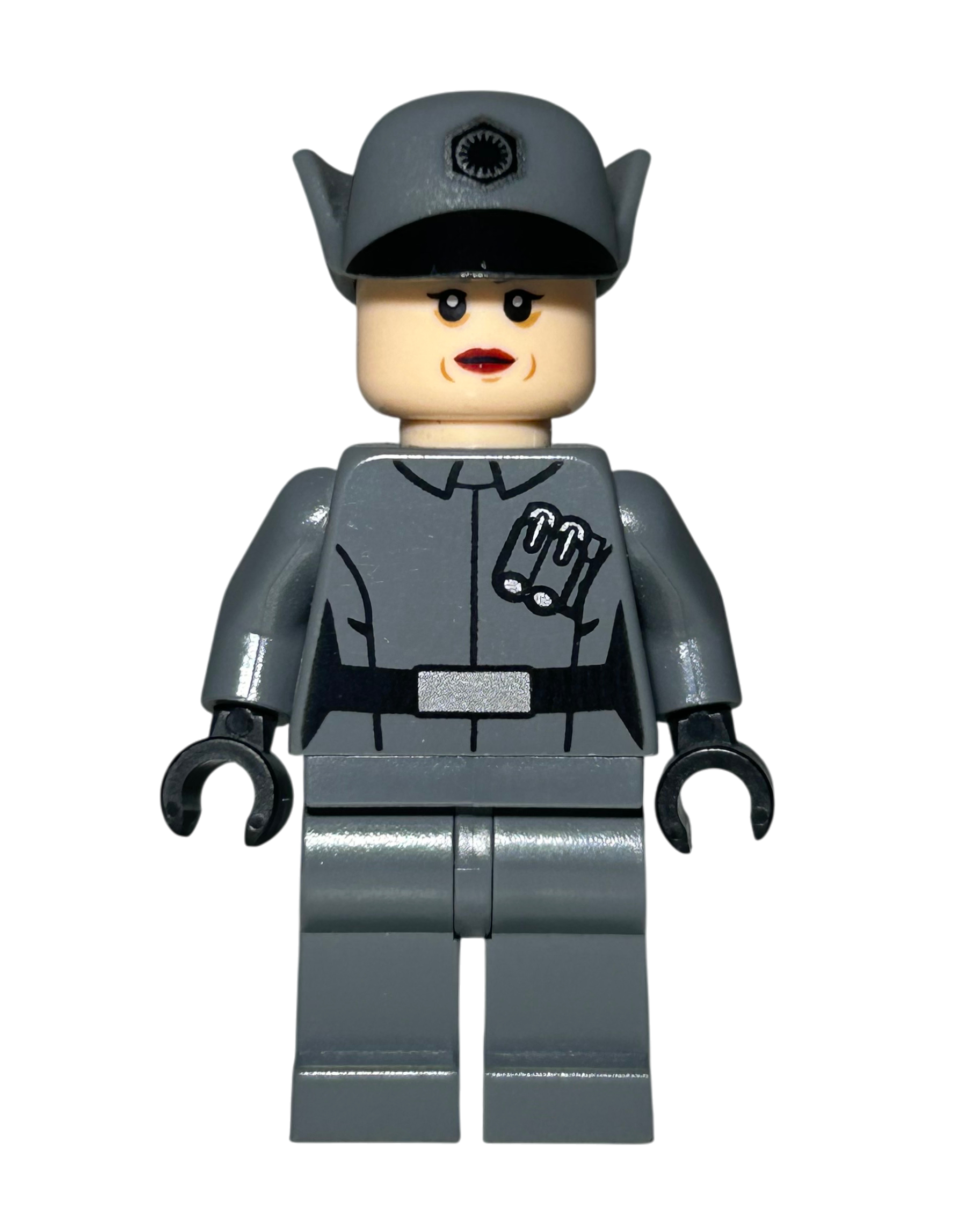 First Order Officer Lieutenant weiblich SW0665 LEGO Star Wars Minifigur Vorderansicht brick2d2
