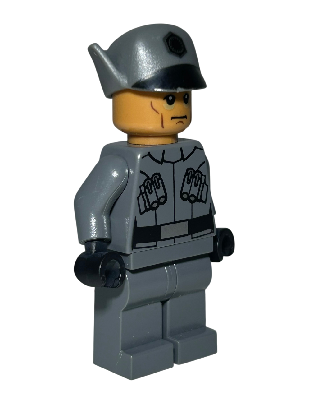 First Order Officer Lieutenant Captain SW0670 LEGO Star Wars Minifigur Seitenansicht links brick2d2