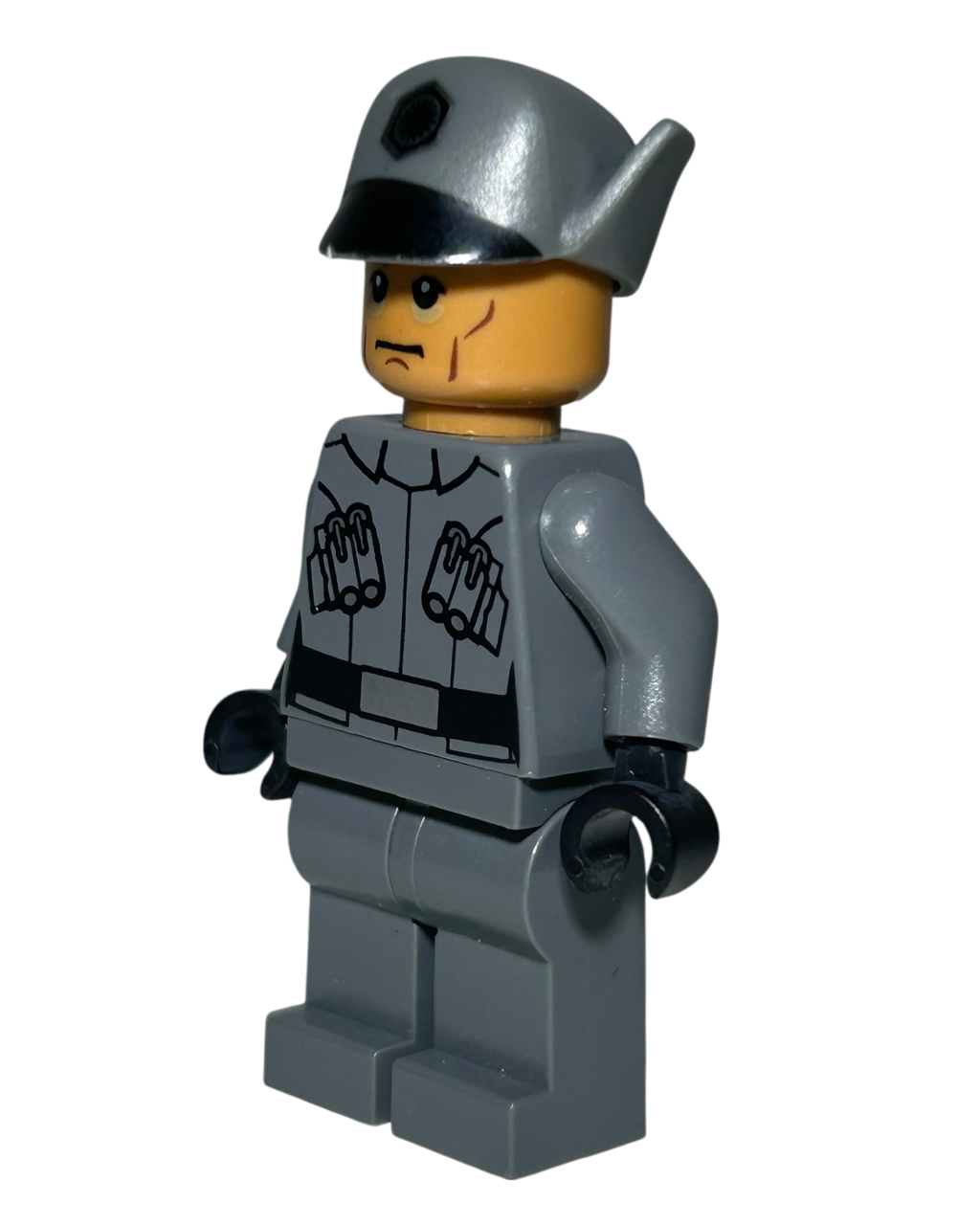 First Order Officer Lieutenant Captain SW0670 LEGO Star Wars Minifigur Seitenansicht rechts brick2d2
