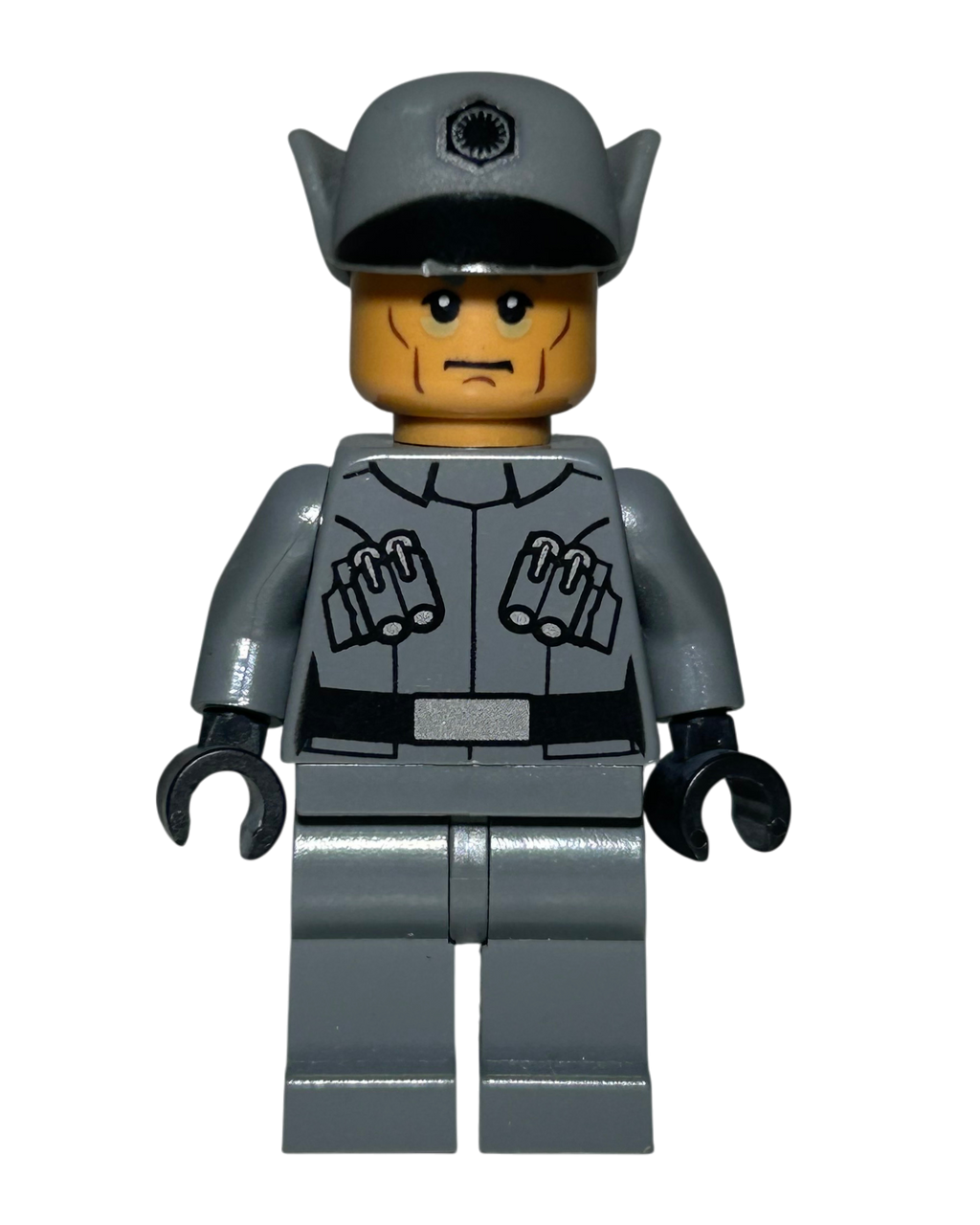 First Order Officer Lieutenant Captain SW0670 LEGO Star Wars Minifigur Vorderansicht brick2d2