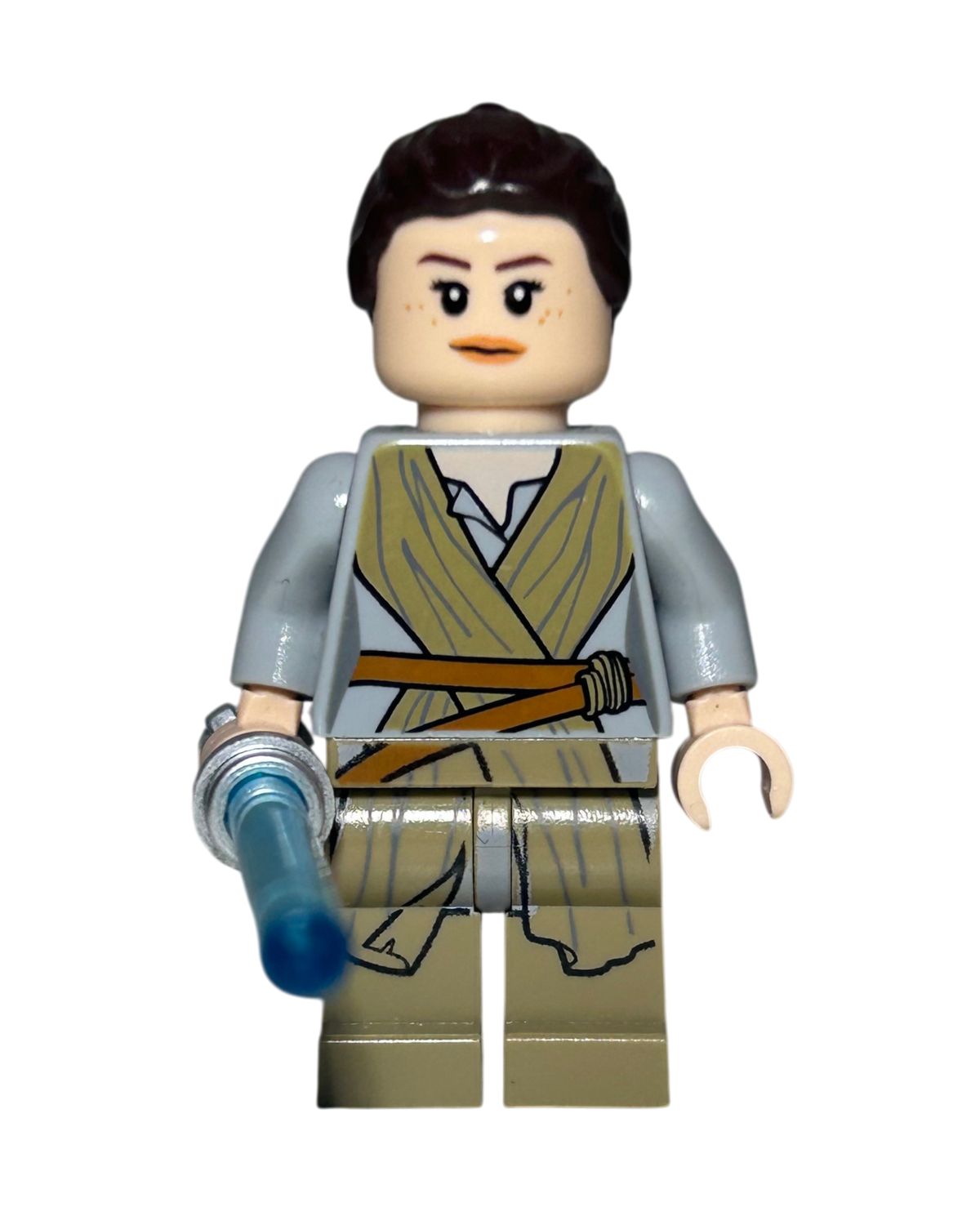 LEGO Star Wars Minifigur Rey Skywalker SW0677 Vorderansicht – Brick2D2