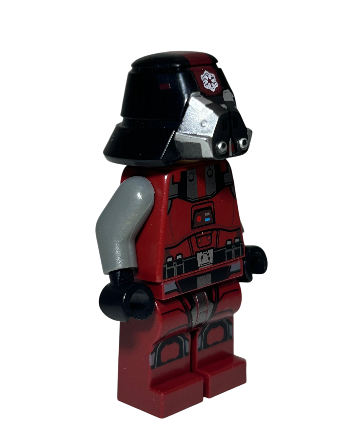 Sith Trooper Rote Rüstung 2013 SW0436 LEGO Star Wars Minifigur Seitenansicht links brick2d2
