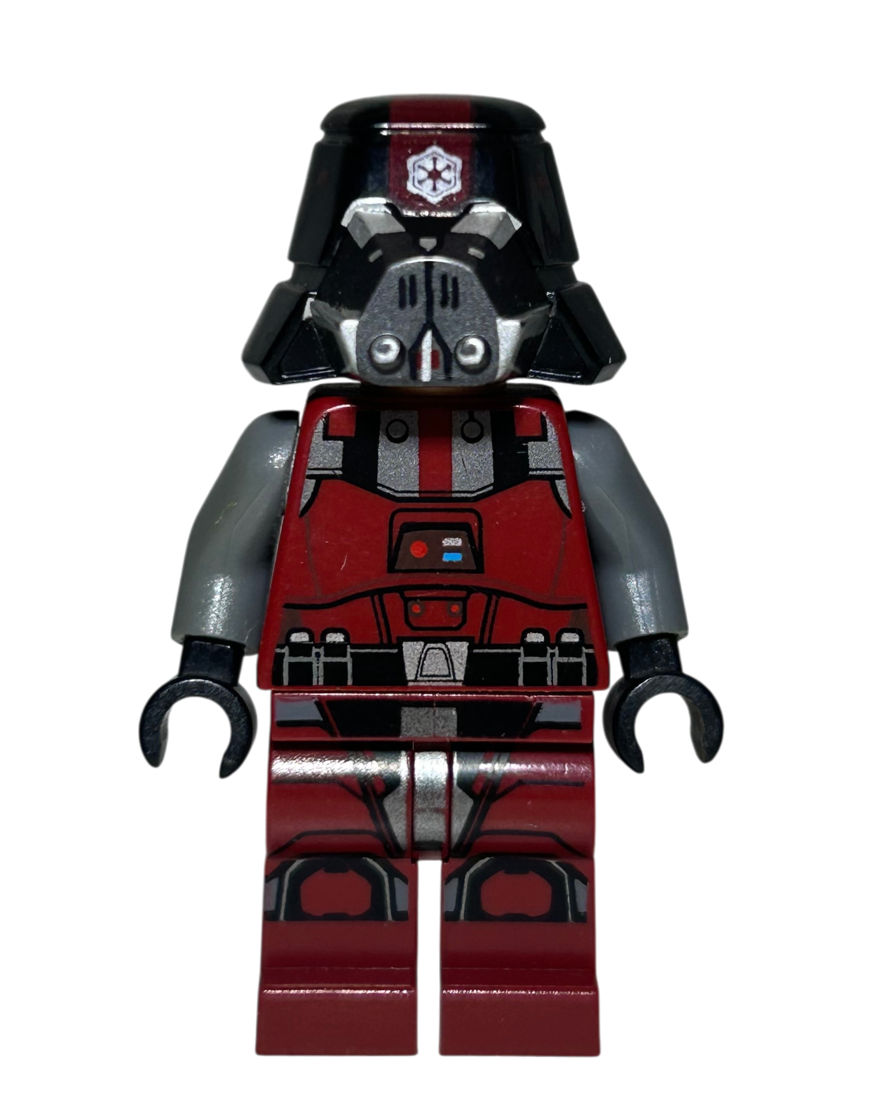 Sith Trooper Rote Rüstung 2013 SW0436 LEGO Star Wars Minifigur Vorderansicht brick2d2