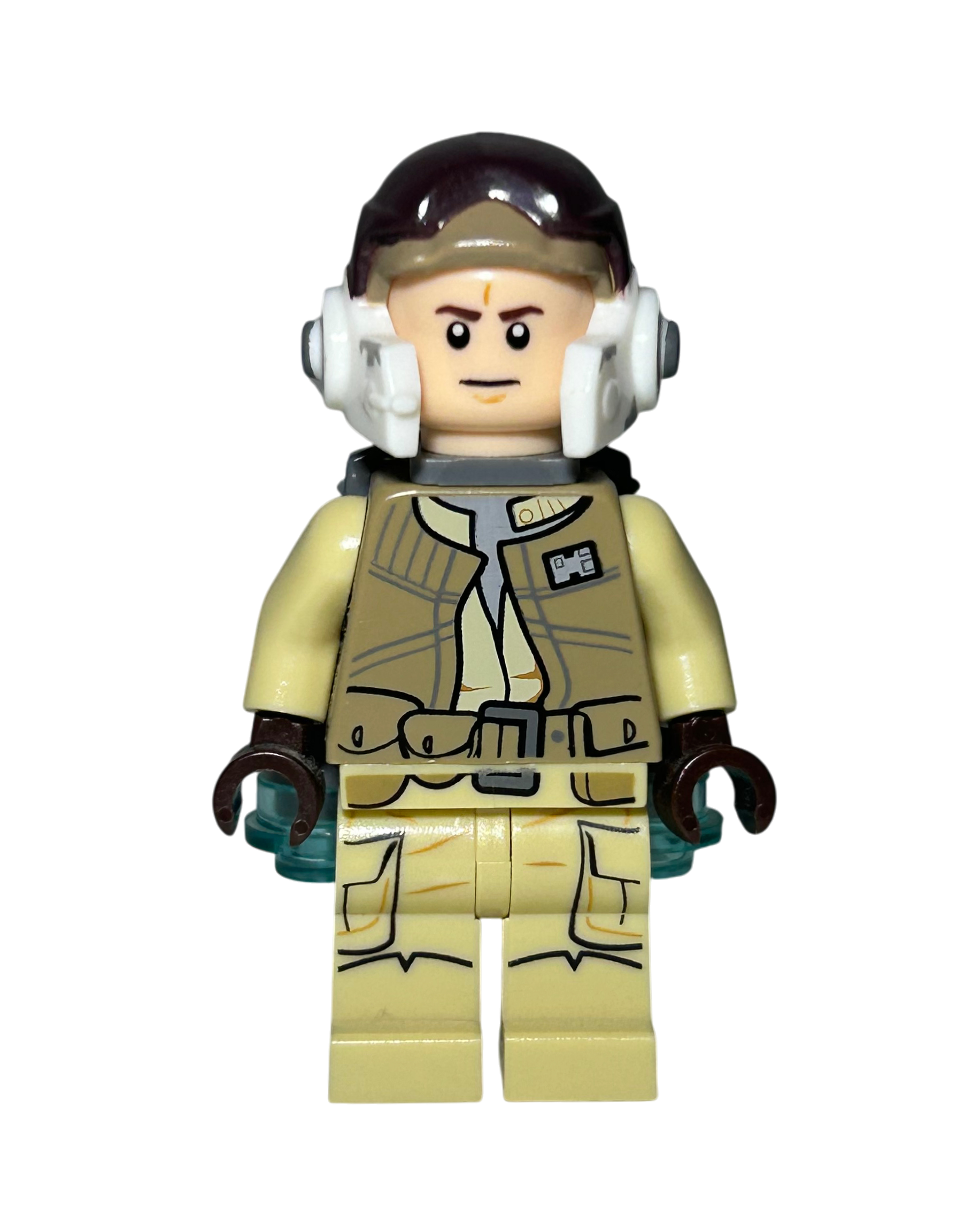 Rebel Jet Pack Trooper SW0690 LEGO Star Wars Minifigur Vorderansicht brick2d2