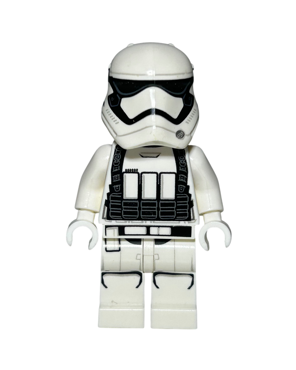 First Order Heavy Assault Stormtrooper SW0695 LEGO Star Wars Minifigur Vorderansicht brick2d2