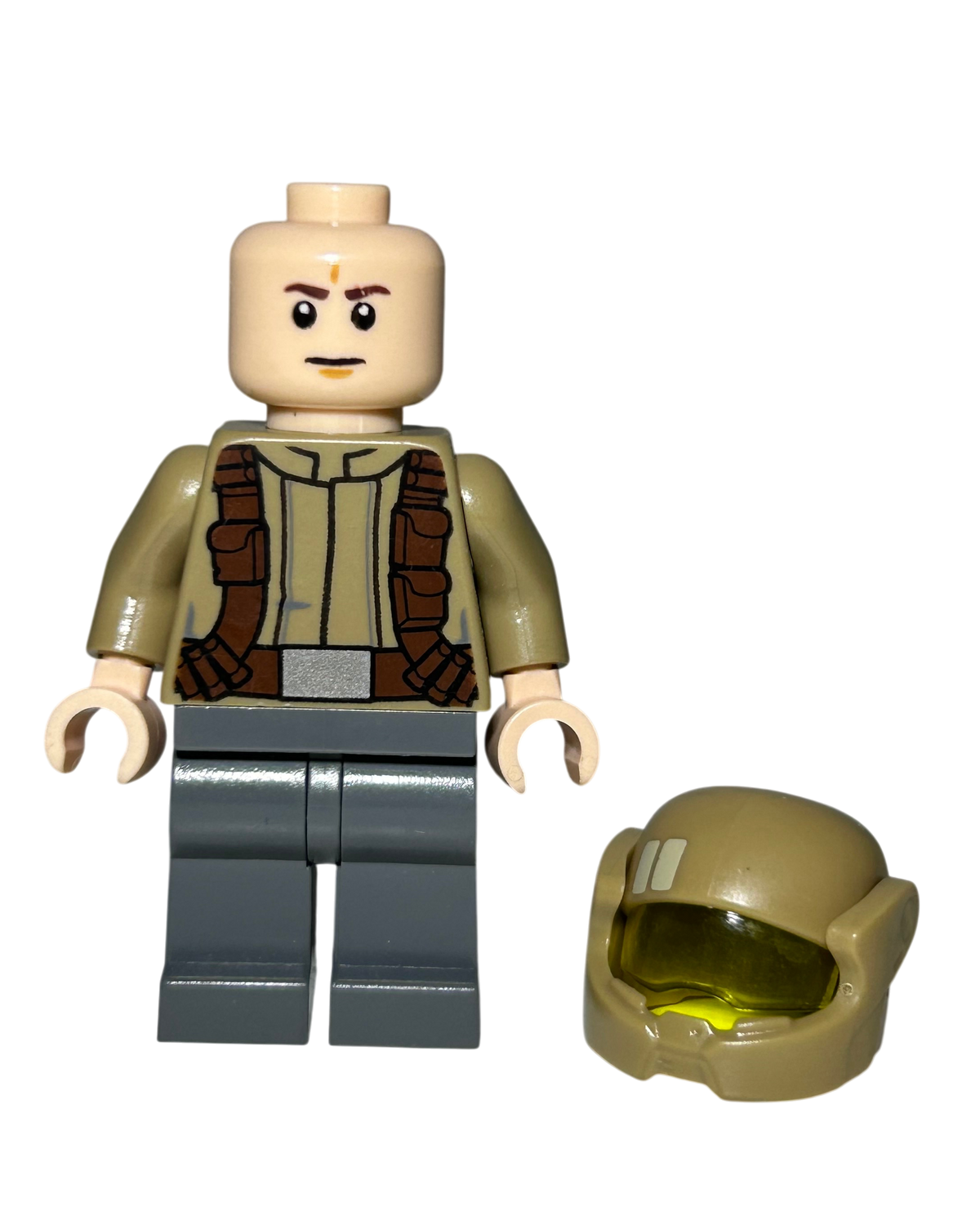 Resistance Trooper Dunkelbeige Jacke SW0697 LEGO Star Wars Minifigur Detailansicht brick2d2