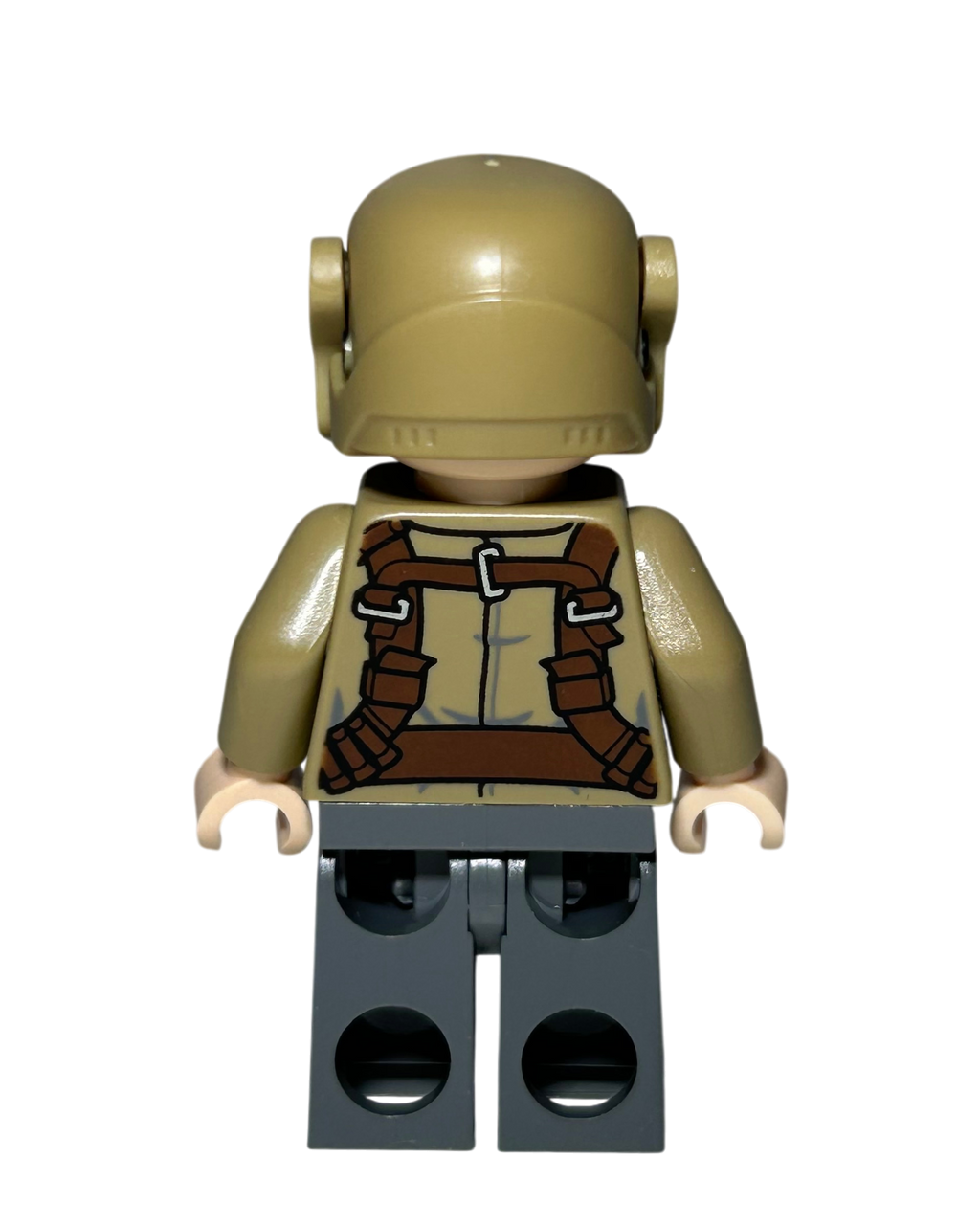 Resistance Trooper Dunkelbeige Jacke SW0697 LEGO Star Wars Minifigur Rückansicht brick2d2