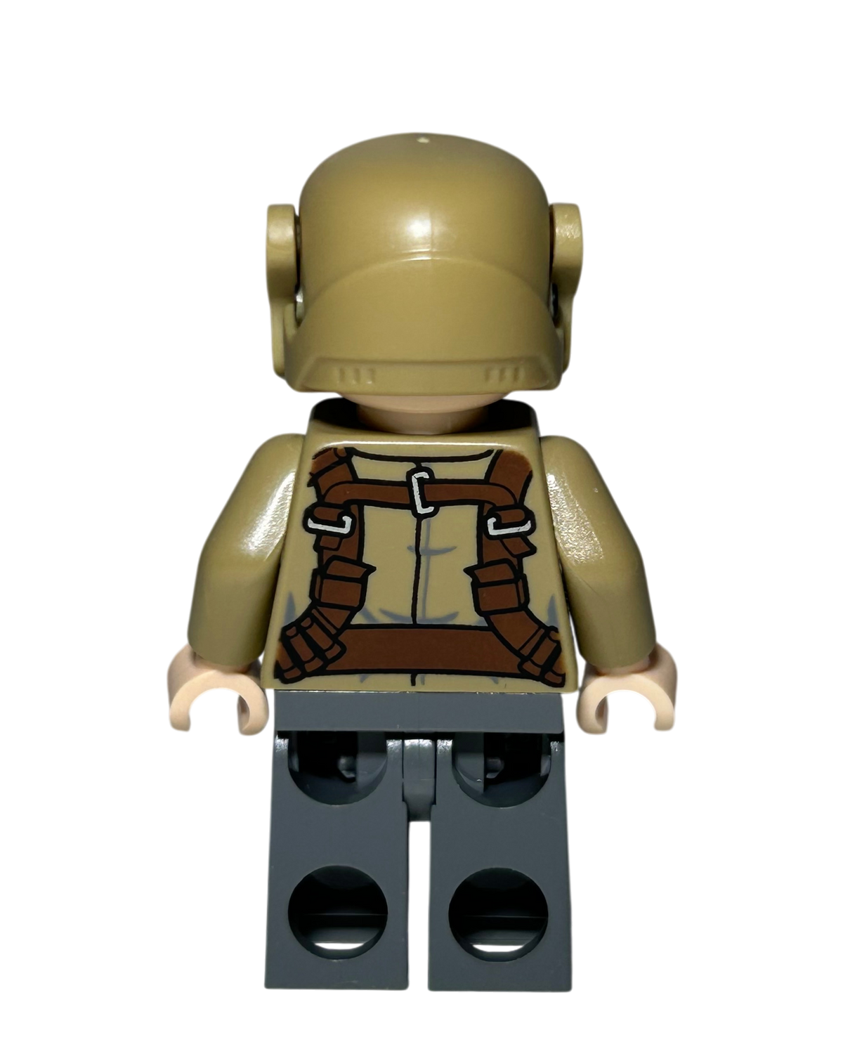 Resistance Trooper Dunkelbeige Jacke SW0697 LEGO Star Wars Minifigur Rückansicht brick2d2