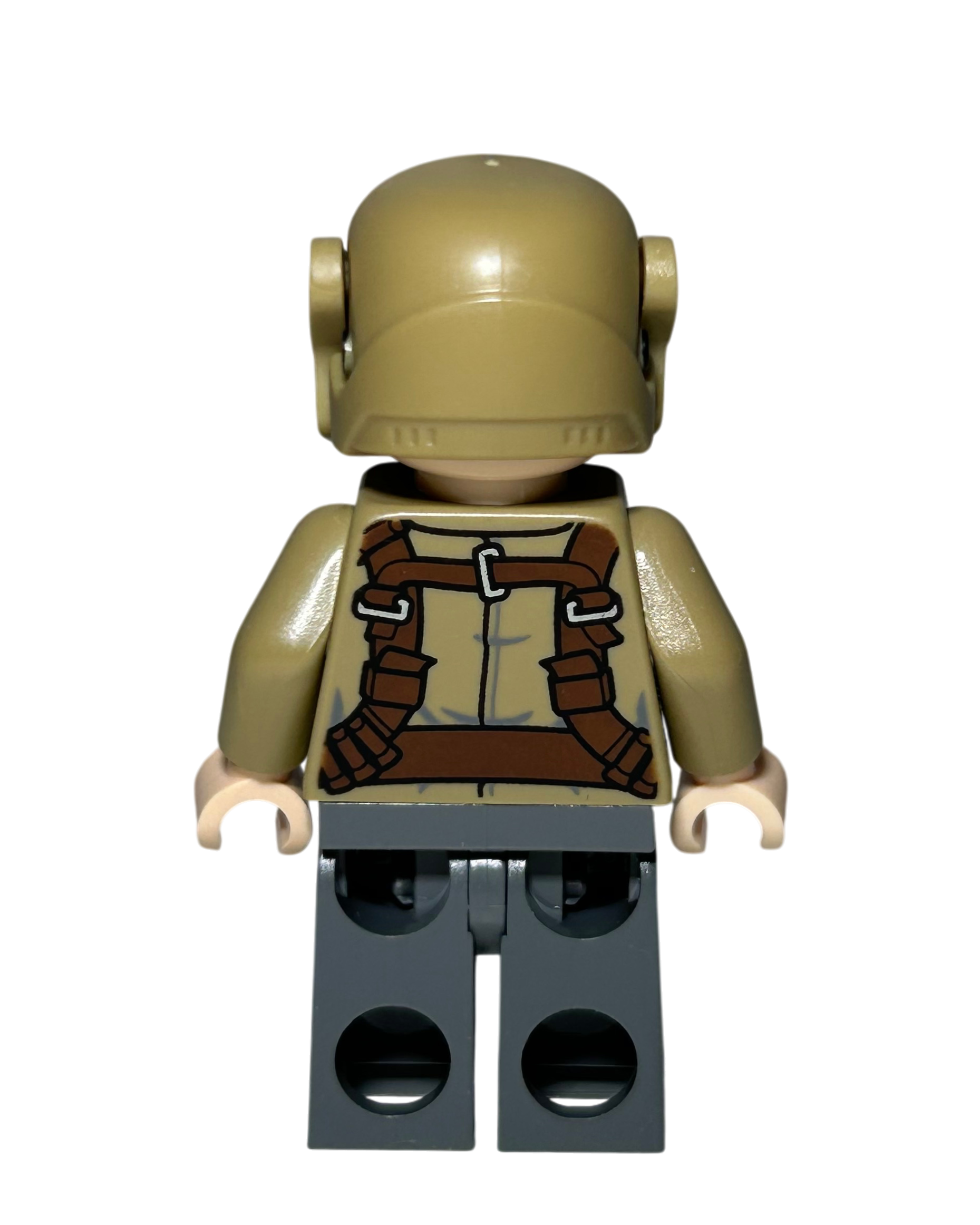 Resistance Trooper Dunkelbeige Jacke SW0697 LEGO Star Wars Minifigur Rückansicht brick2d2