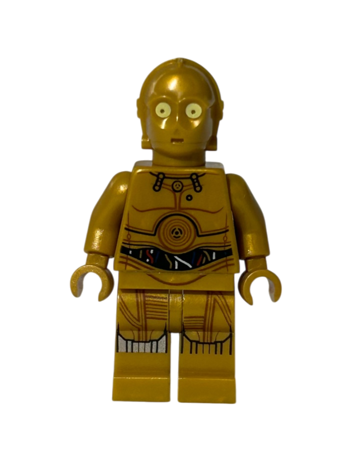C-3PO SW0700 LEGO Star Wars Minifigur Vorderansicht