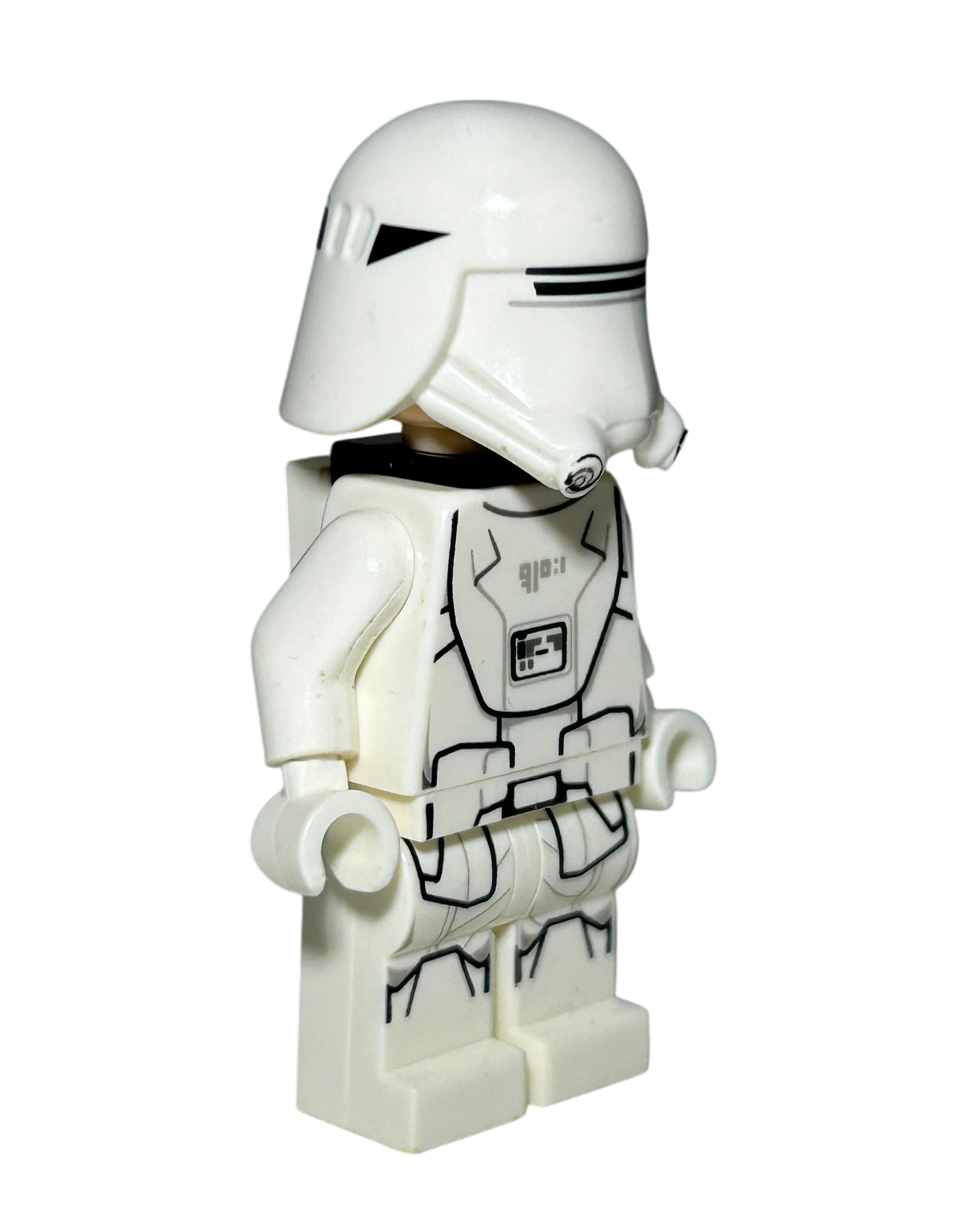 First Order Snowtrooper SW0701 LEGO Star Wars Minifigur Seitenansicht links brick2d2