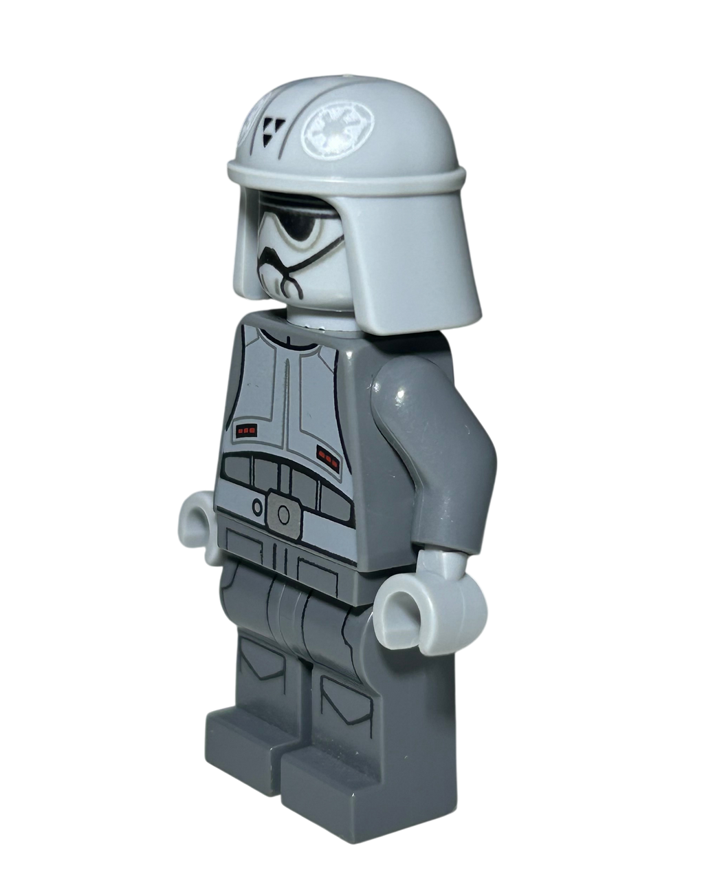 Lego Star Wars Imperial Combat Driver Graue Uniform SW0702 Seitenansicht rechts brick2d2