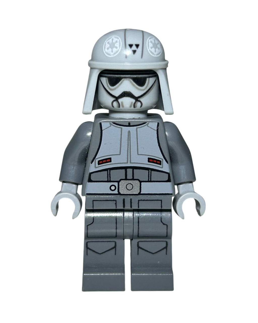 Lego Star Wars Imperial Combat Driver Graue Uniform SW0702 Vorderansicht brick2d2
