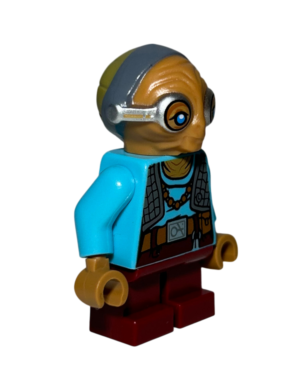 Maz Kanata SW0703 LEGO Star Wars Minifigur Seitenansicht links brick2d2