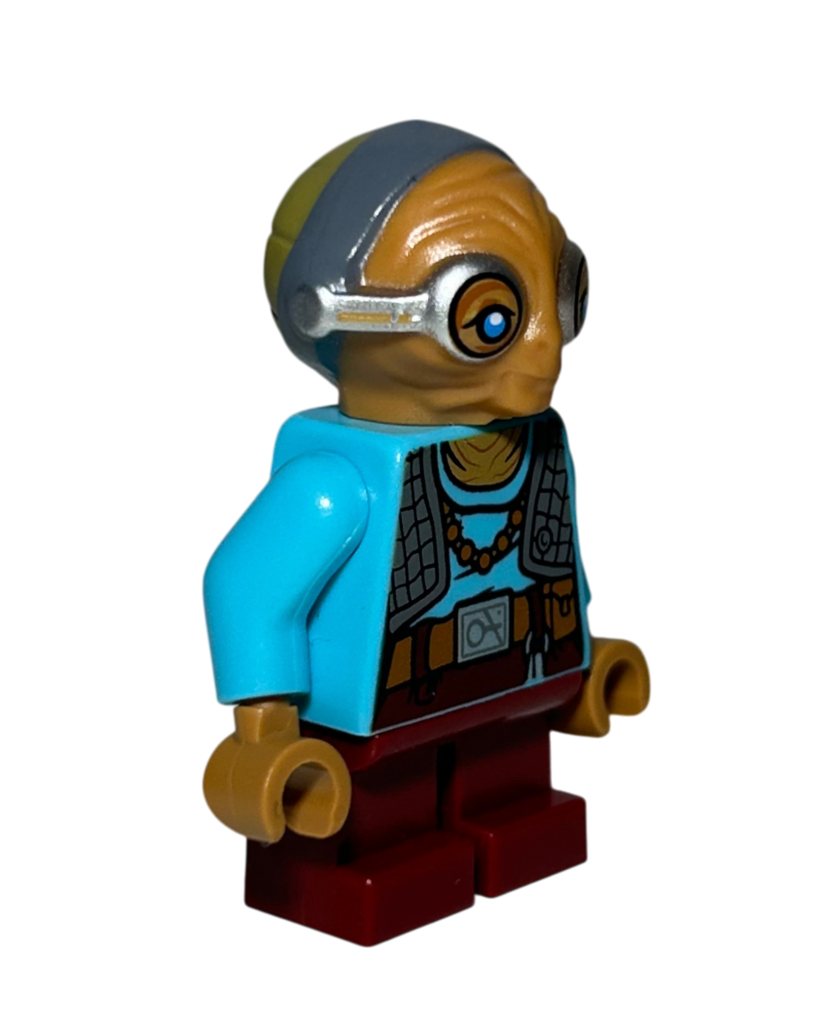 Maz Kanata SW0703 LEGO Star Wars Minifigur Seitenansicht links brick2d2