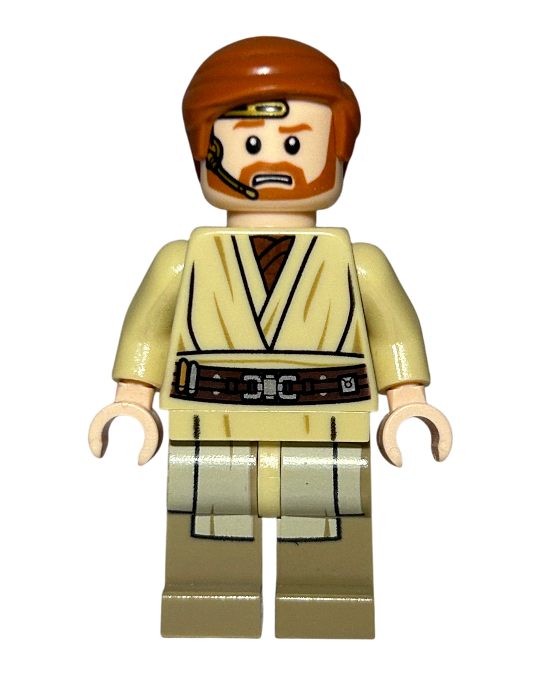 Obi Wan Kenobi SW0704 LEGO Star Wars Minifigur Detailansicht brick2d2