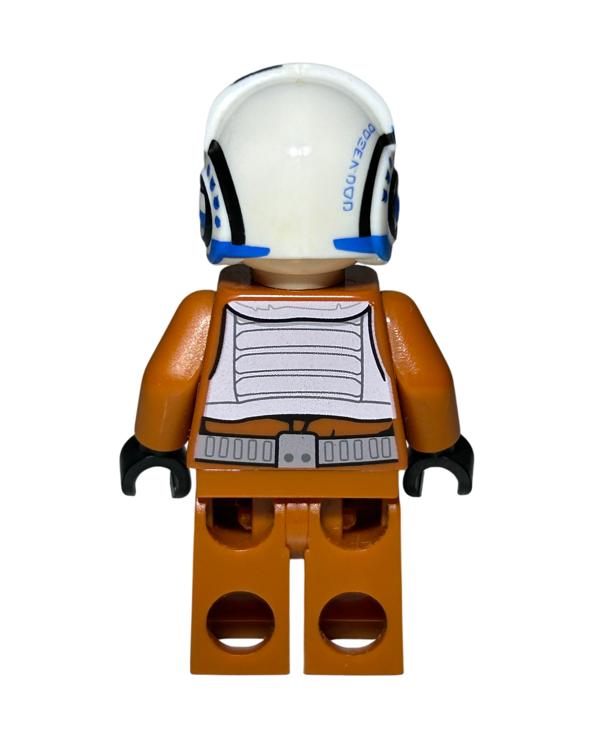 X-Wing Pilot Temmin Wexley SW0705 LEGO Star Wars Minifigur Rückansicht brick2d2