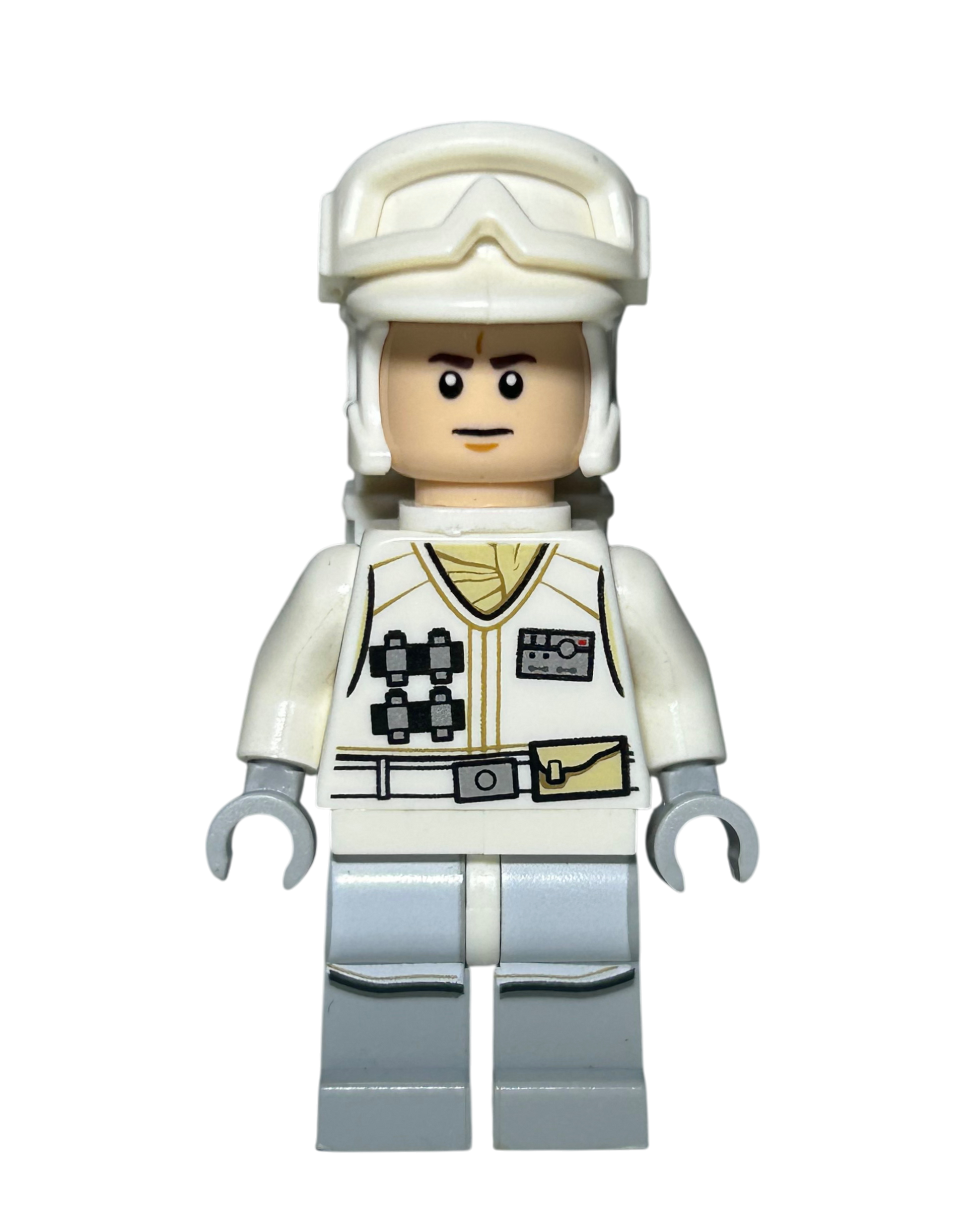 Hoth Rebel Trooper Weiße Uniform SW0708 LEGO Star Wars Minifigur Vorderansicht brick2d2