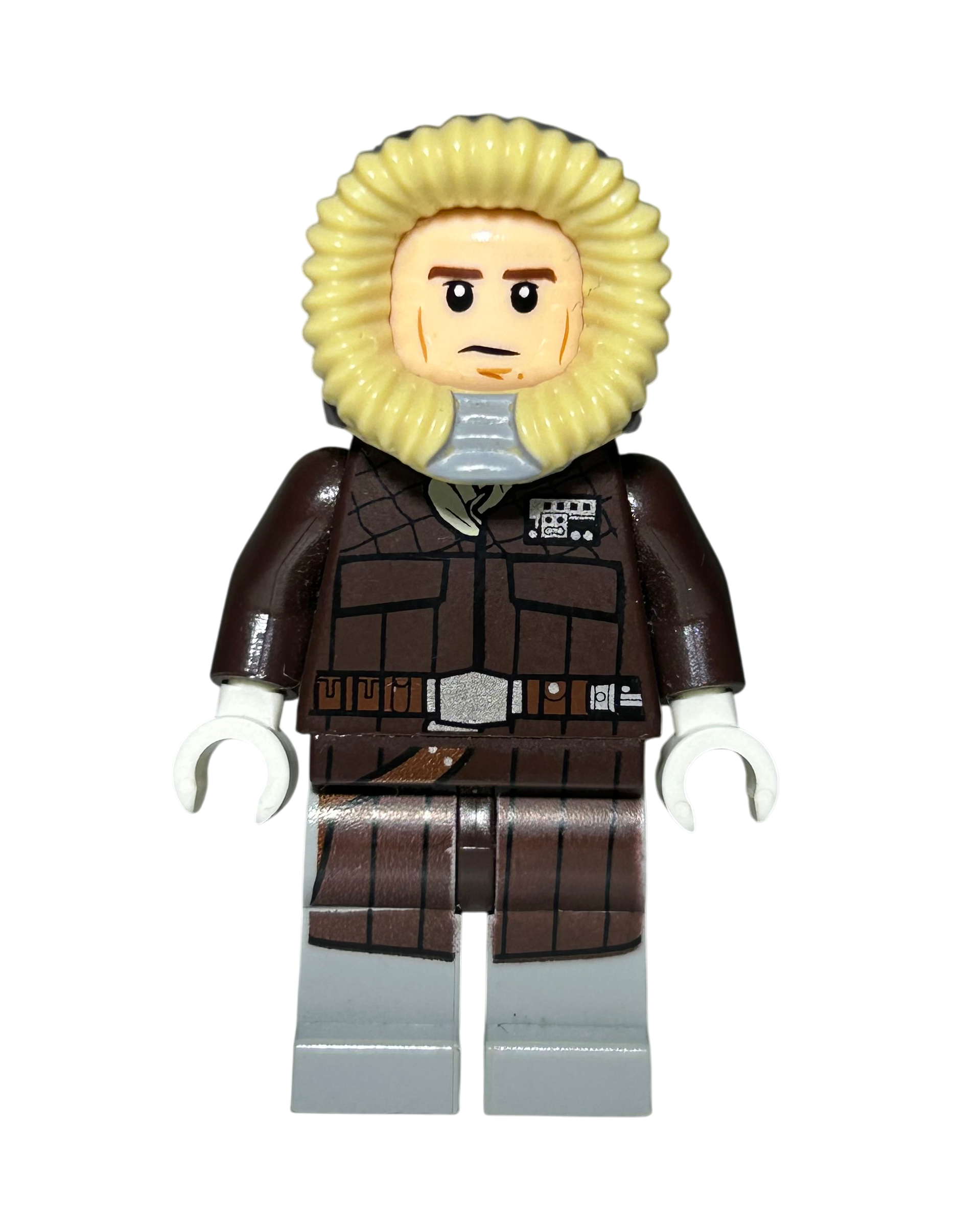 Lego Star Wars Han Solo Hoth Outfit mit Parka SW0709 Detailansicht brick2d2