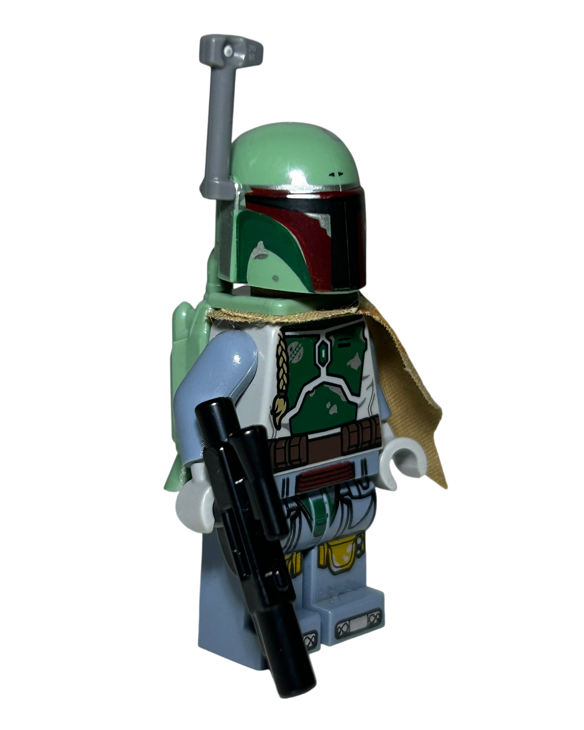 Boba Fett mit Pauldron SW0711 LEGO Star Wars Minifigur Seitenansicht links brick2d2