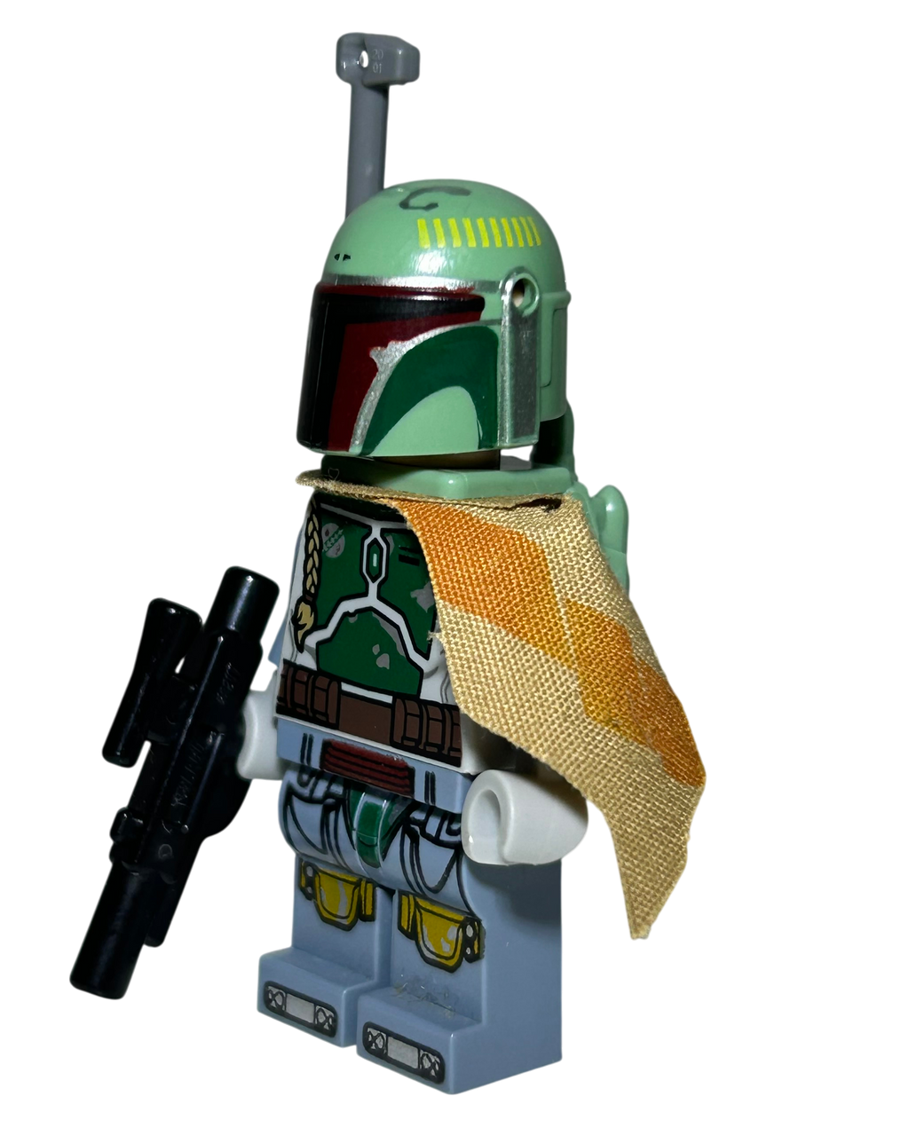 Boba Fett mit Pauldron SW0711 LEGO Star Wars Minifigur Seitenansicht rechts brick2d2