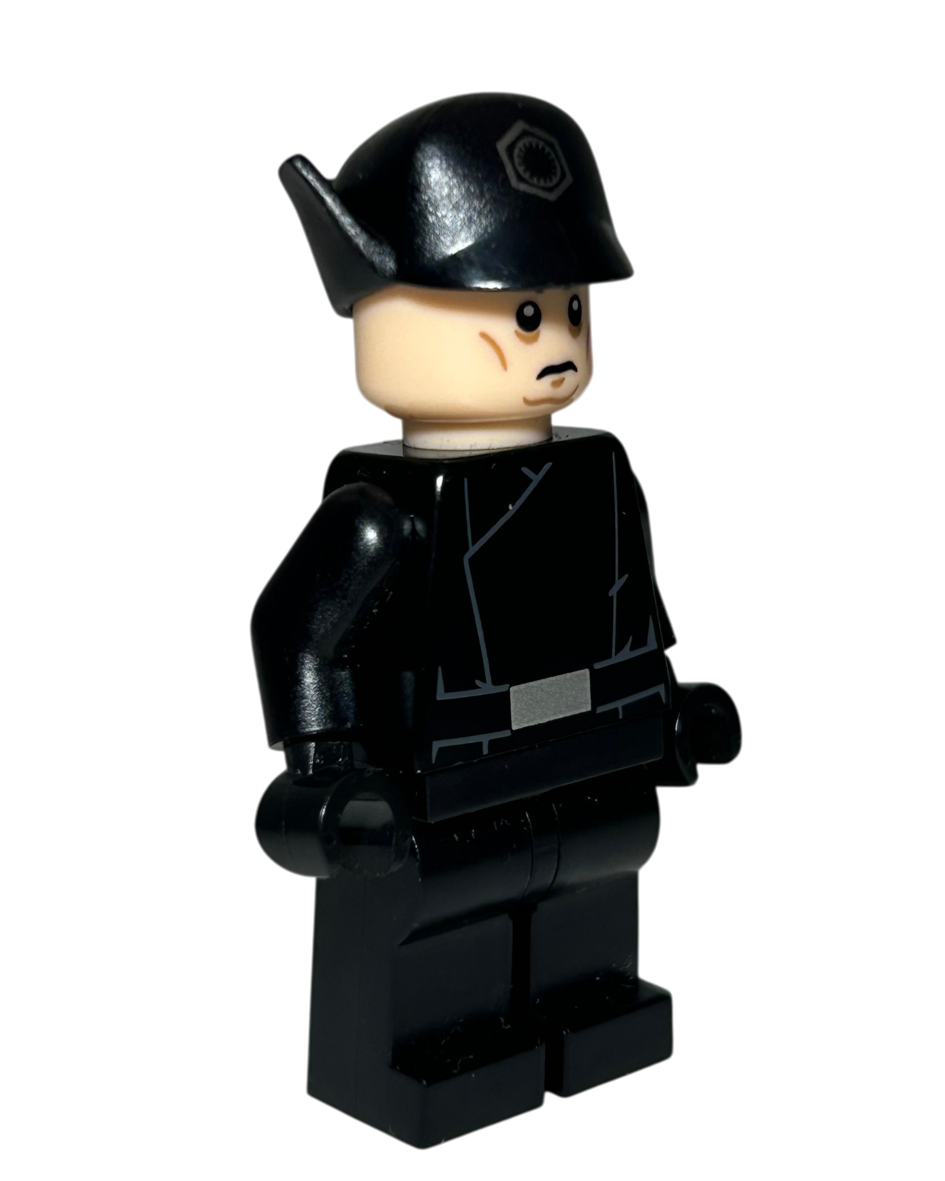First Order General Admiral mit Printed Arm SW0715 LEGO Star Wars Minifigur Seitenansicht links brick2d2