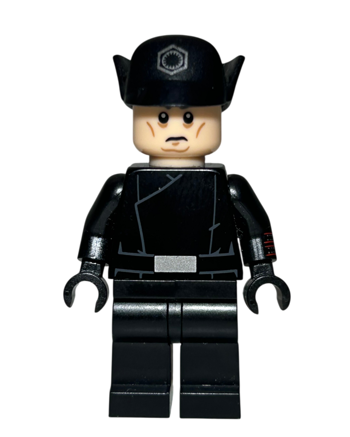 First Order General Admiral mit Printed Arm SW0715 LEGO Star Wars Minifigur Vorderansicht brick2d2