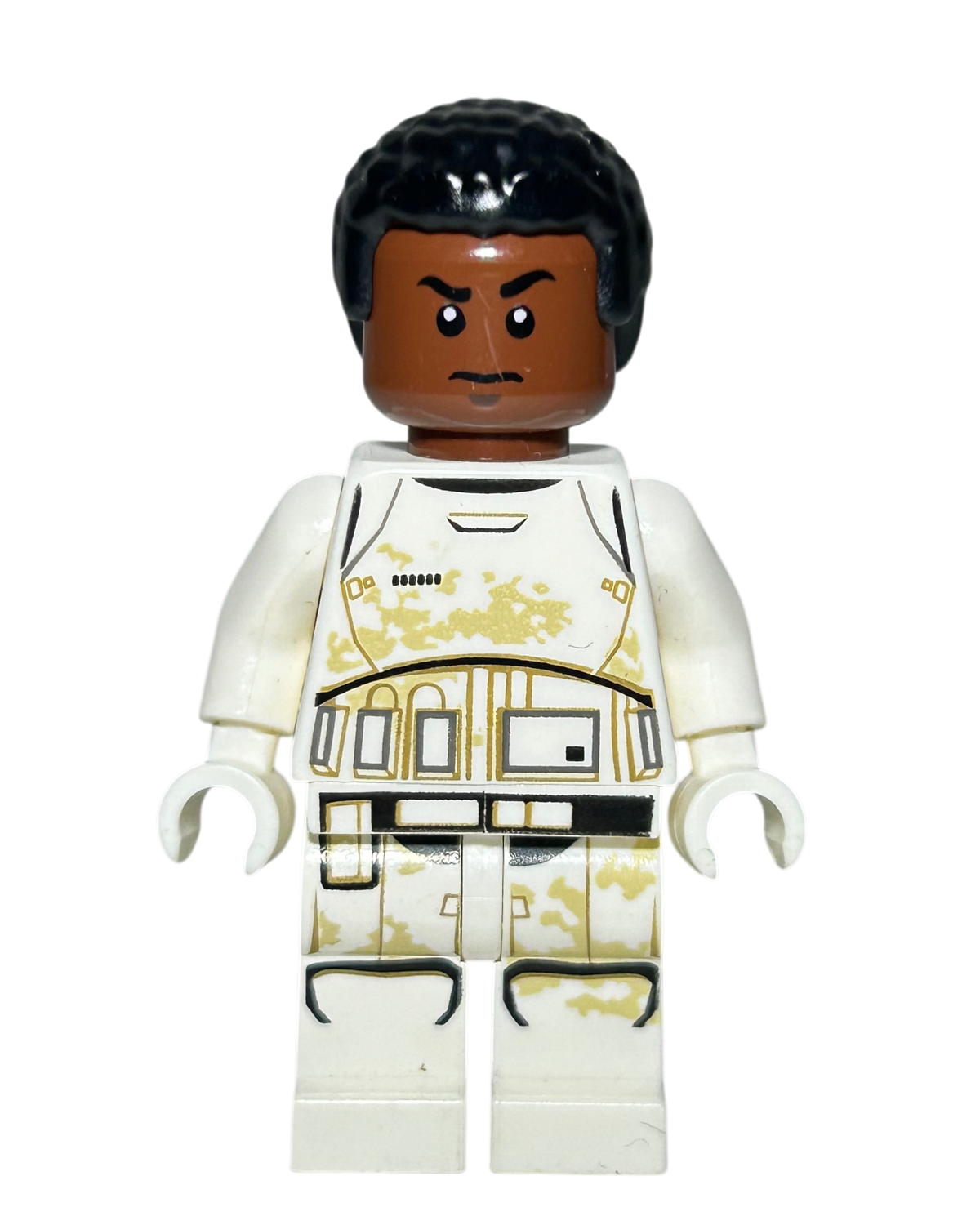 Finn First Order Stormtrooper Outfit mit Sand SW0716 LEGO Star Wars Minifigur Detailansicht brick2d2