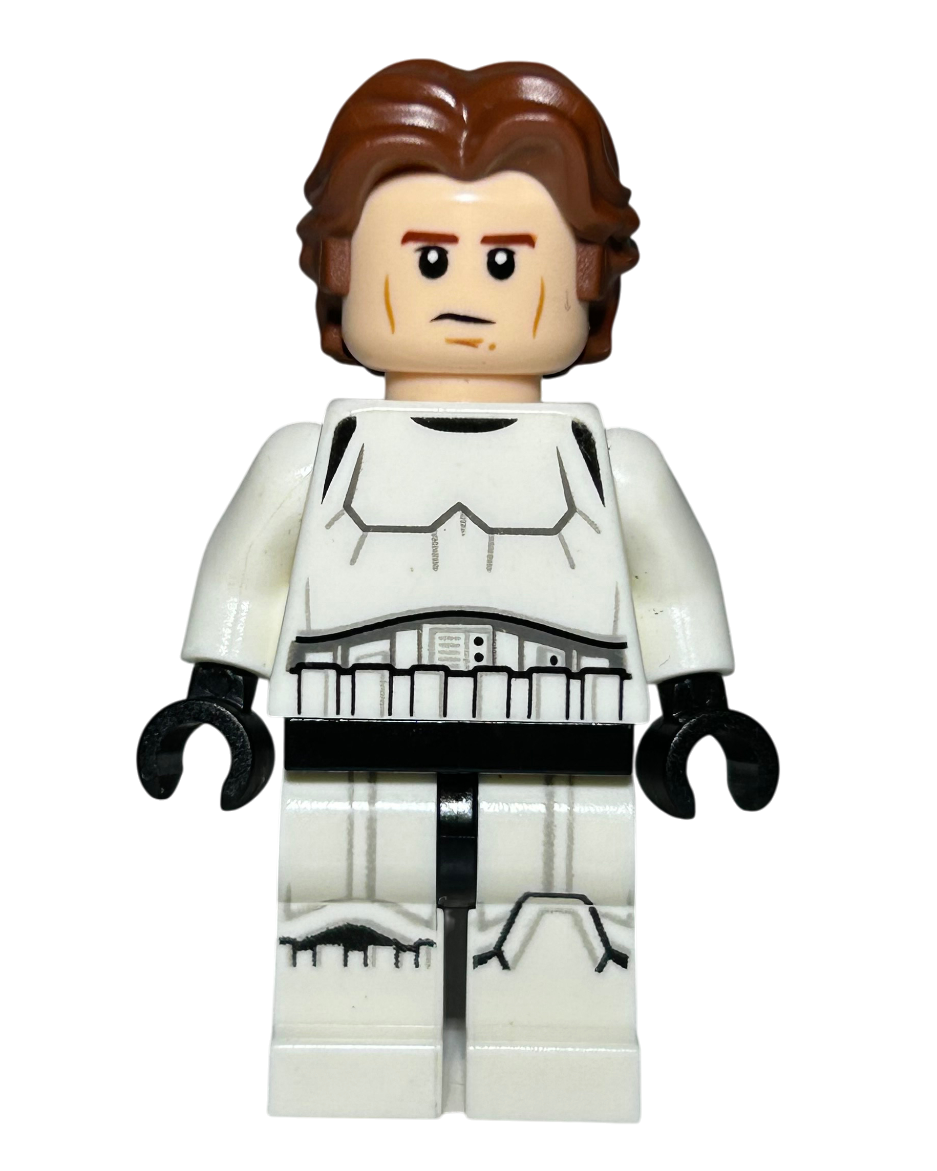 Han Solo in Stormtrooper Uniform SW0772 LEGO Star Wars Minifigur Detailansicht brick2d2