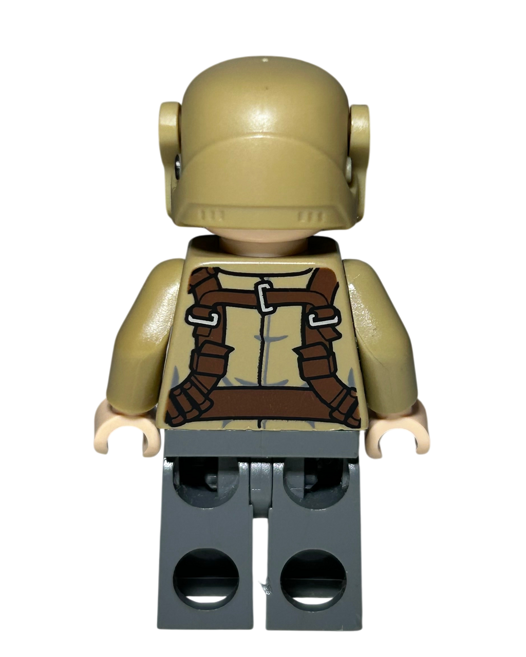 Resistance Trooper Dunkelbeige Jacke SW0720 LEGO Star Wars Minifigur Rückansicht brick2d2