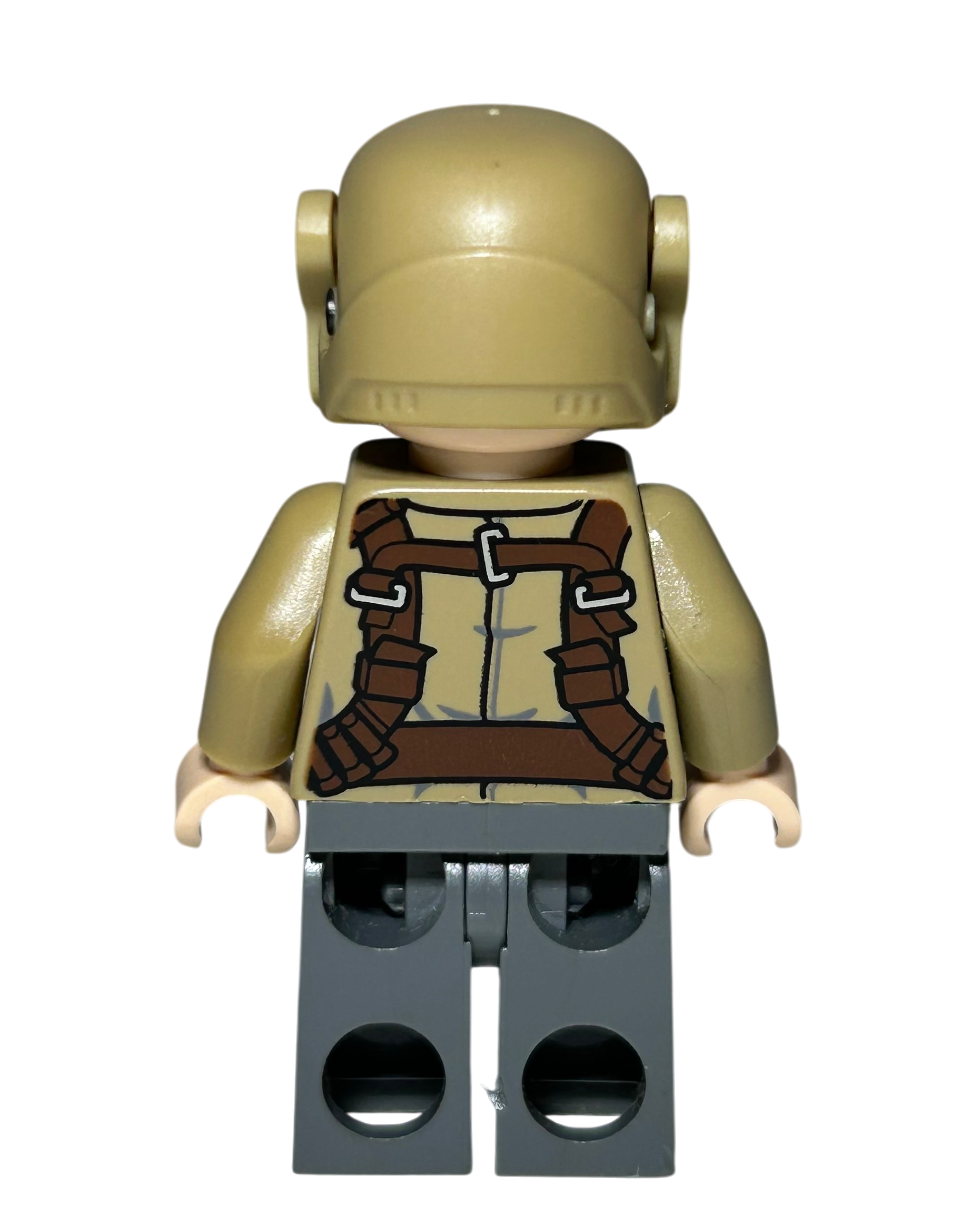 Resistance Trooper Dunkelbeige Jacke SW0720 LEGO Star Wars Minifigur Rückansicht brick2d2