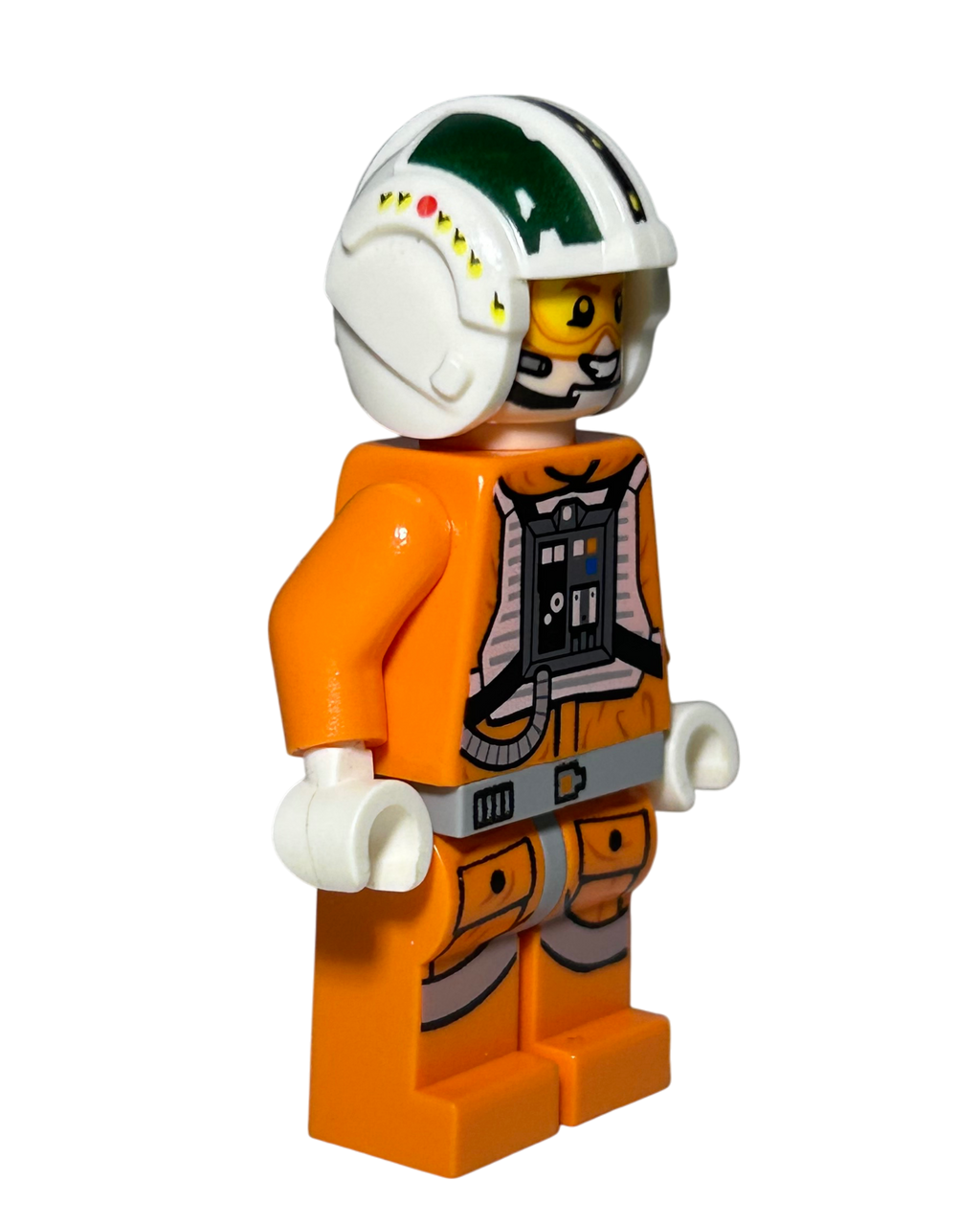 Wedge Antilles SW0730 LEGO Star Wars Minifigur Seitenansicht brick2d2