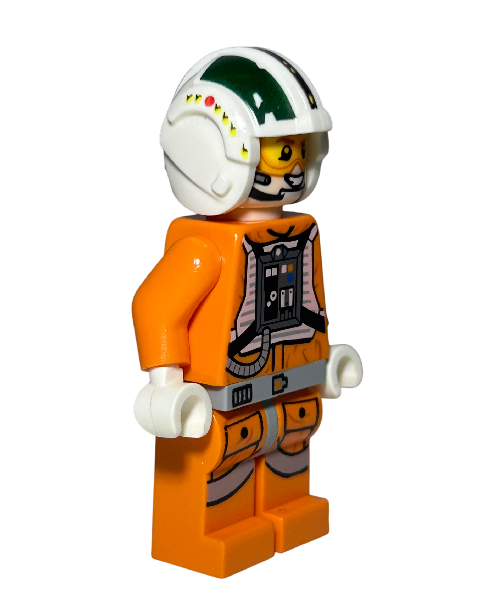 Wedge Antilles SW0730 LEGO Star Wars Minifigur Seitenansicht brick2d2