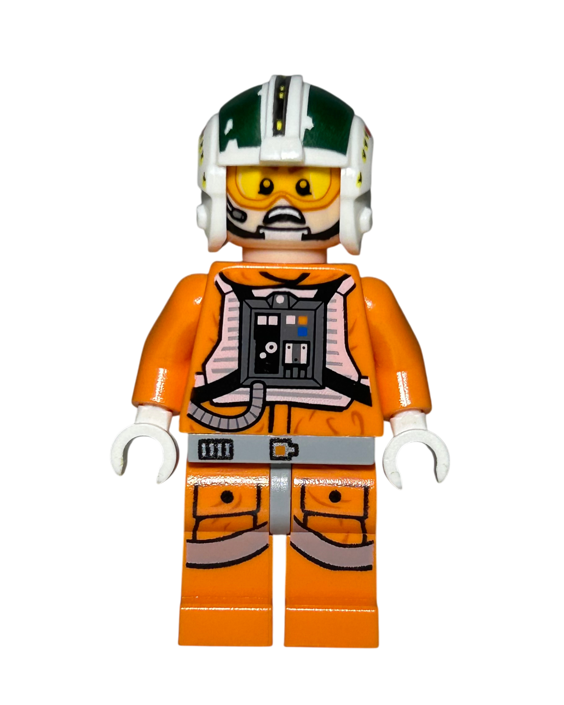 Wedge Antilles SW0730 LEGO Star Wars Minifigur Detailansicht brick2d2