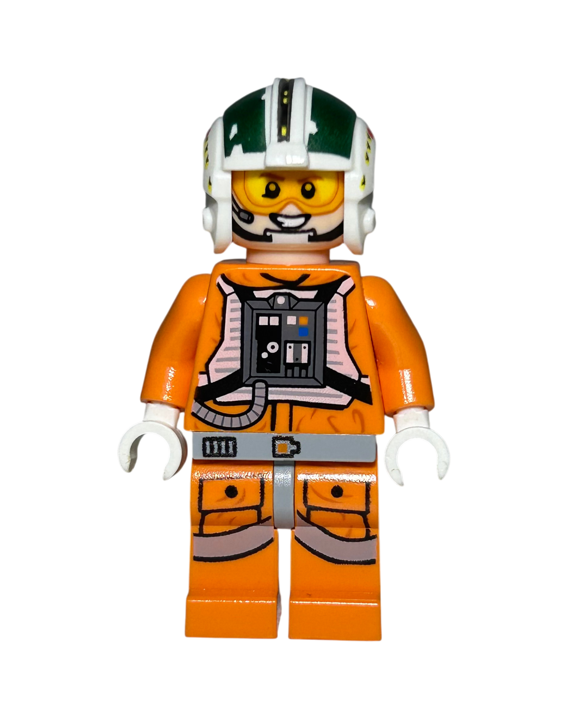 Wedge Antilles SW0730 LEGO Star Wars Minifigur Vorderansicht brick2d2