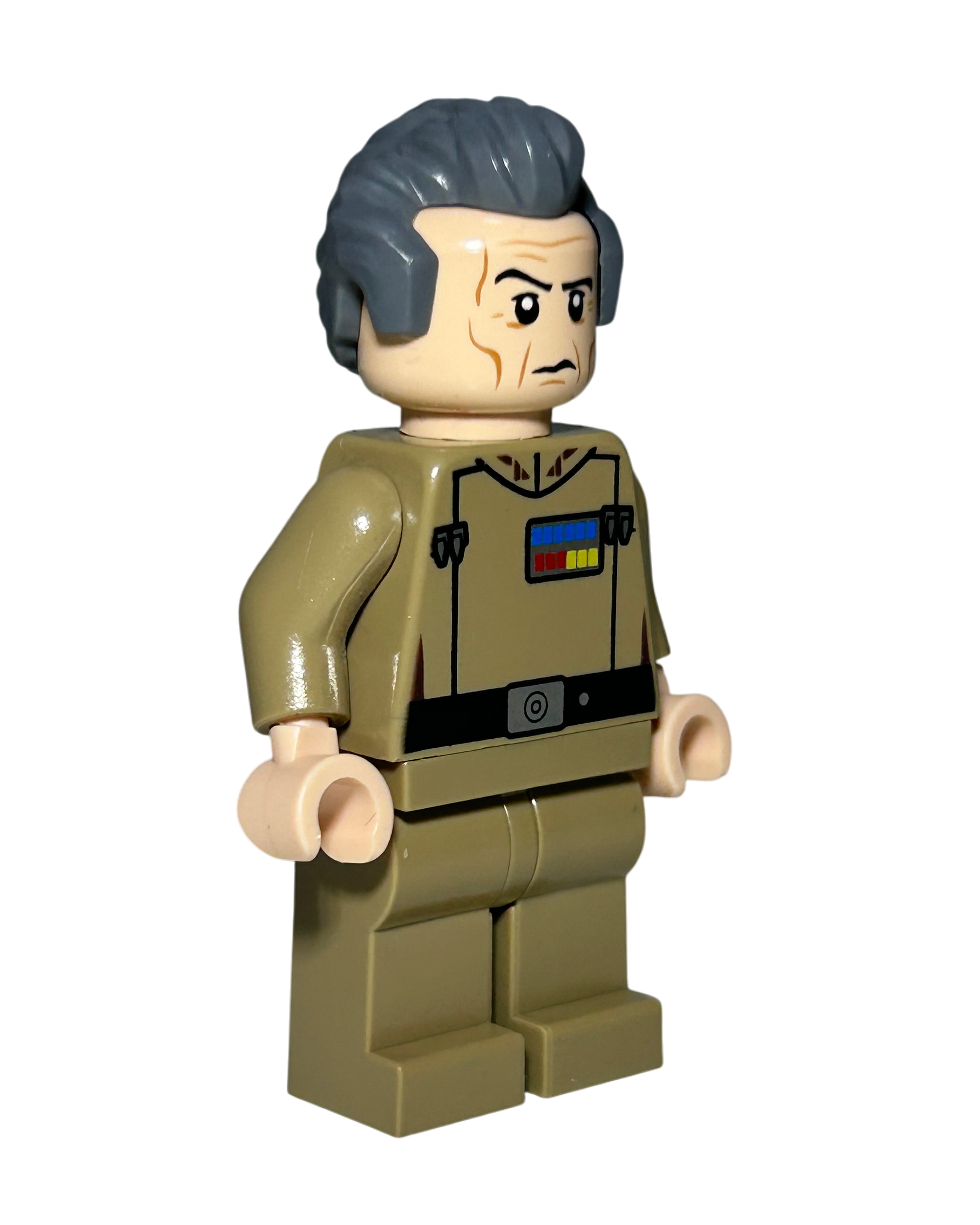 Grand Moff Tarkin SW0741 LEGO Star Wars Minifigur Seitenansicht brick2d2