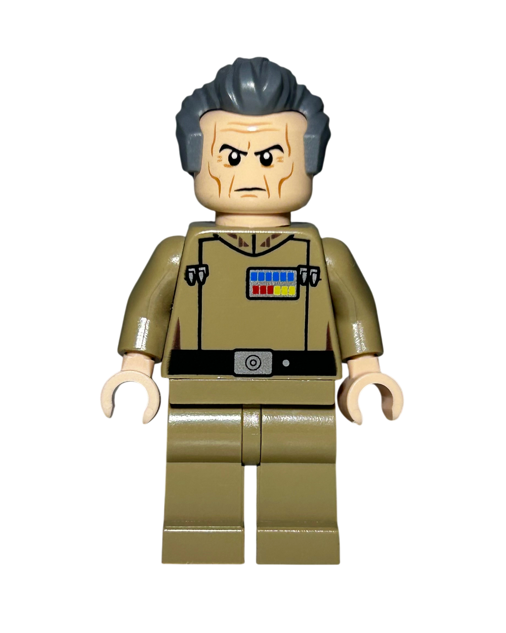 Grand Moff Tarkin SW0741 LEGO Star Wars Minifigur Detailansicht brick2d2