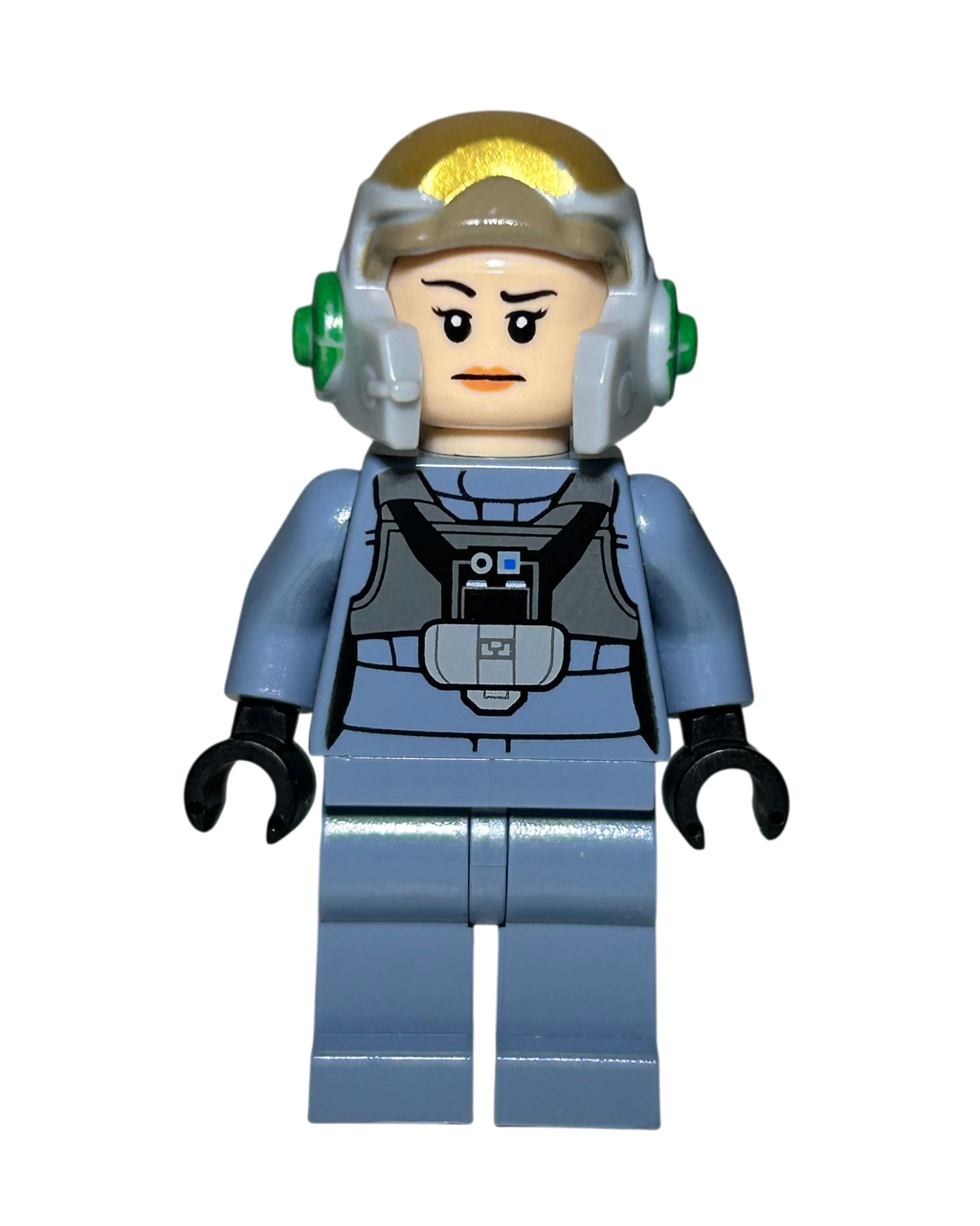 Lego Star Wars Weibliche A-Wing Pilotin SW0743 Vorderansicht brick2d2