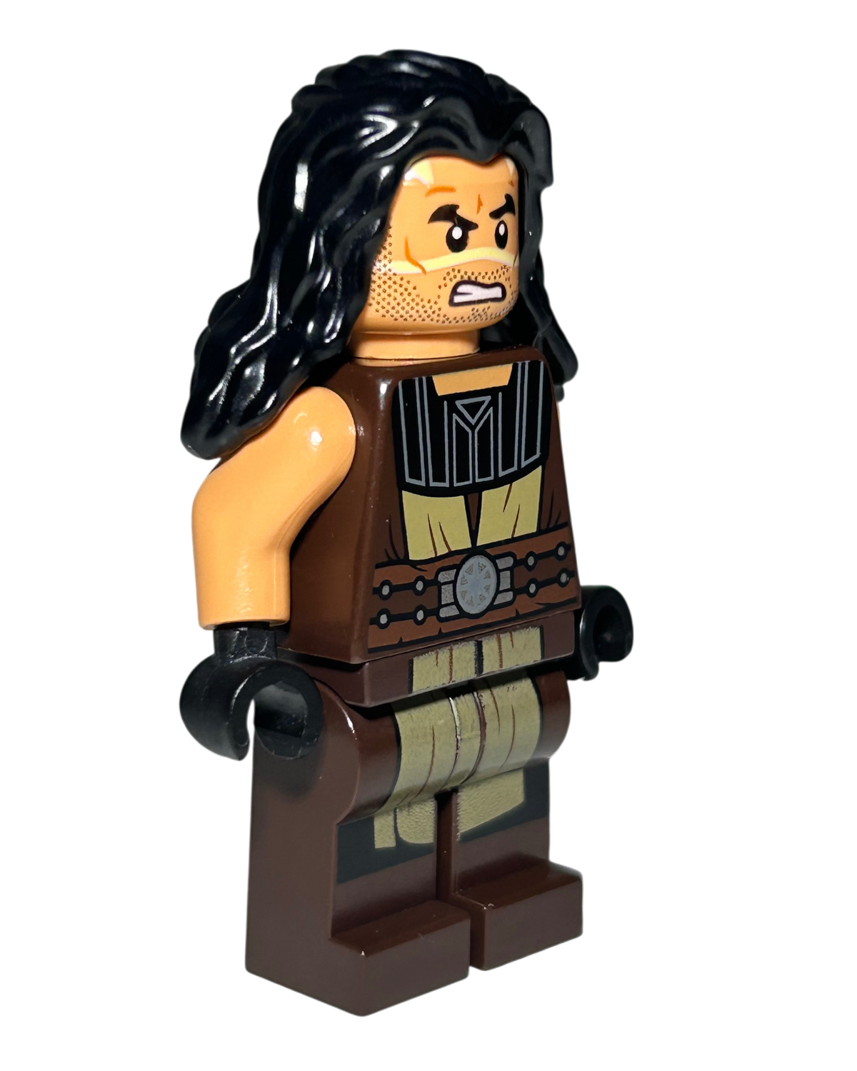 LEGO Star Wars Minifigur Quinlan Vos SW0746 Seitenansicht links brick2d2