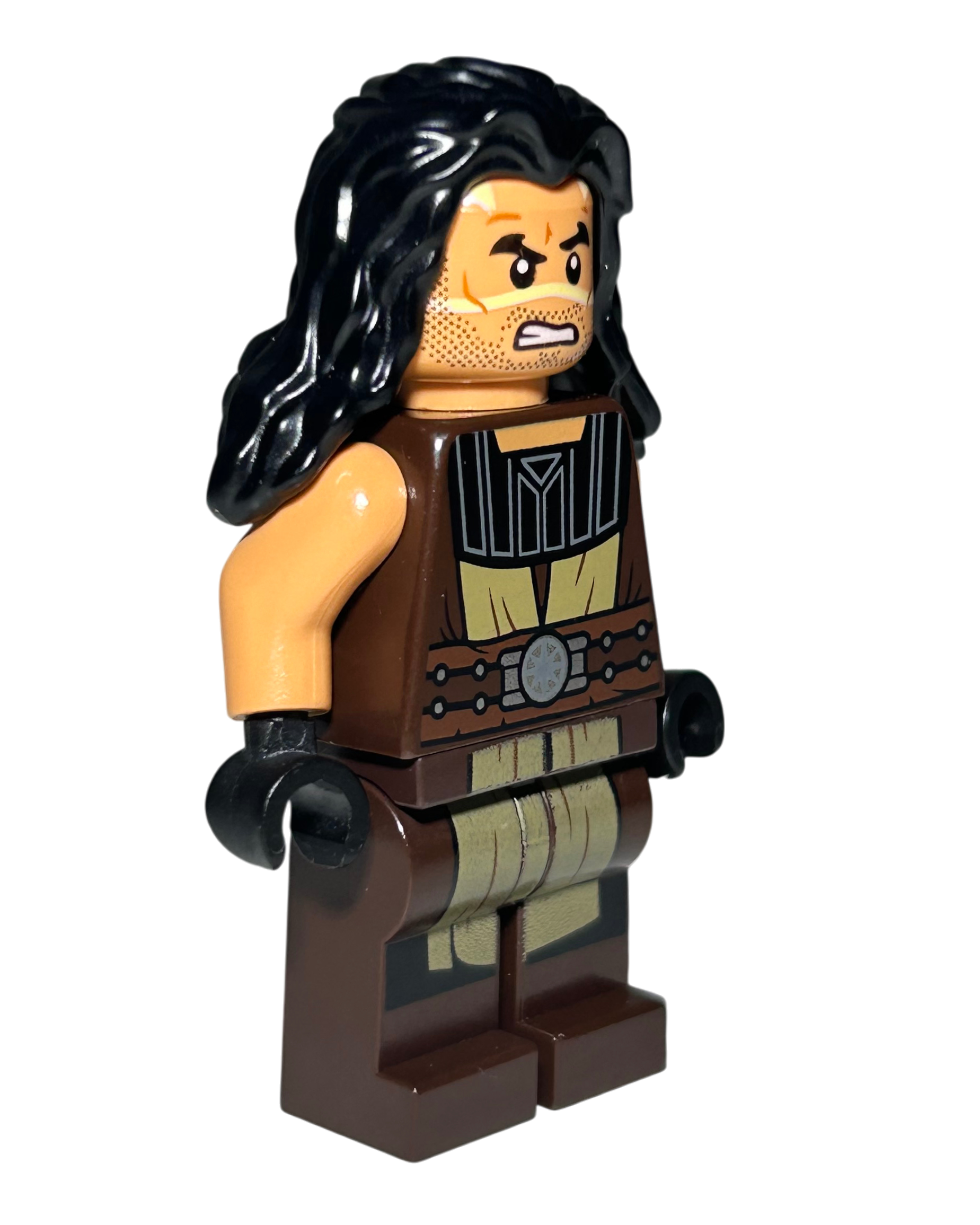 LEGO Star Wars Minifigur Quinlan Vos SW0746 Seitenansicht links brick2d2