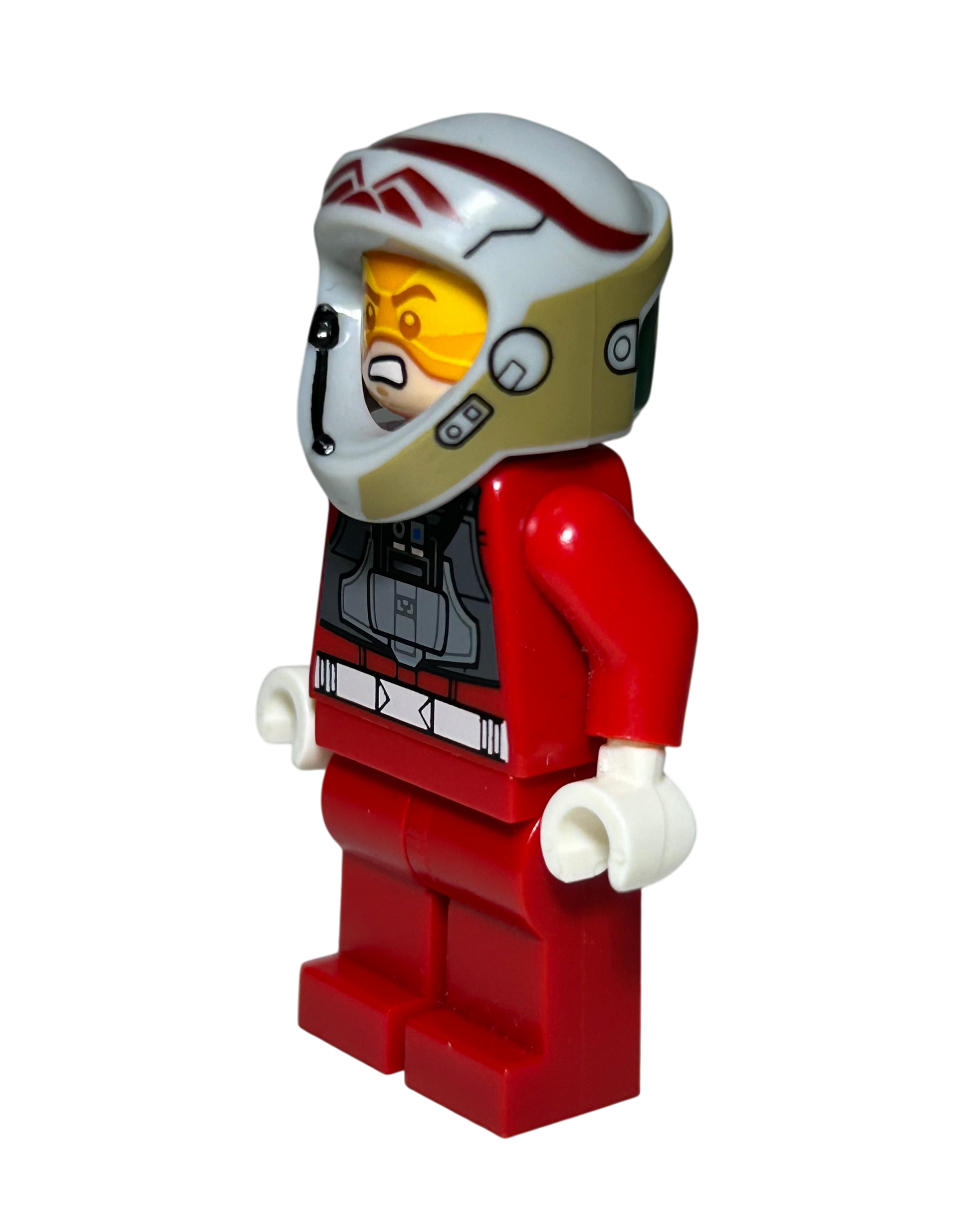 Rebel A-Wing Pilot SW0757 LEGO Star Wars Minifigur Seitenansicht rechts brick2d2