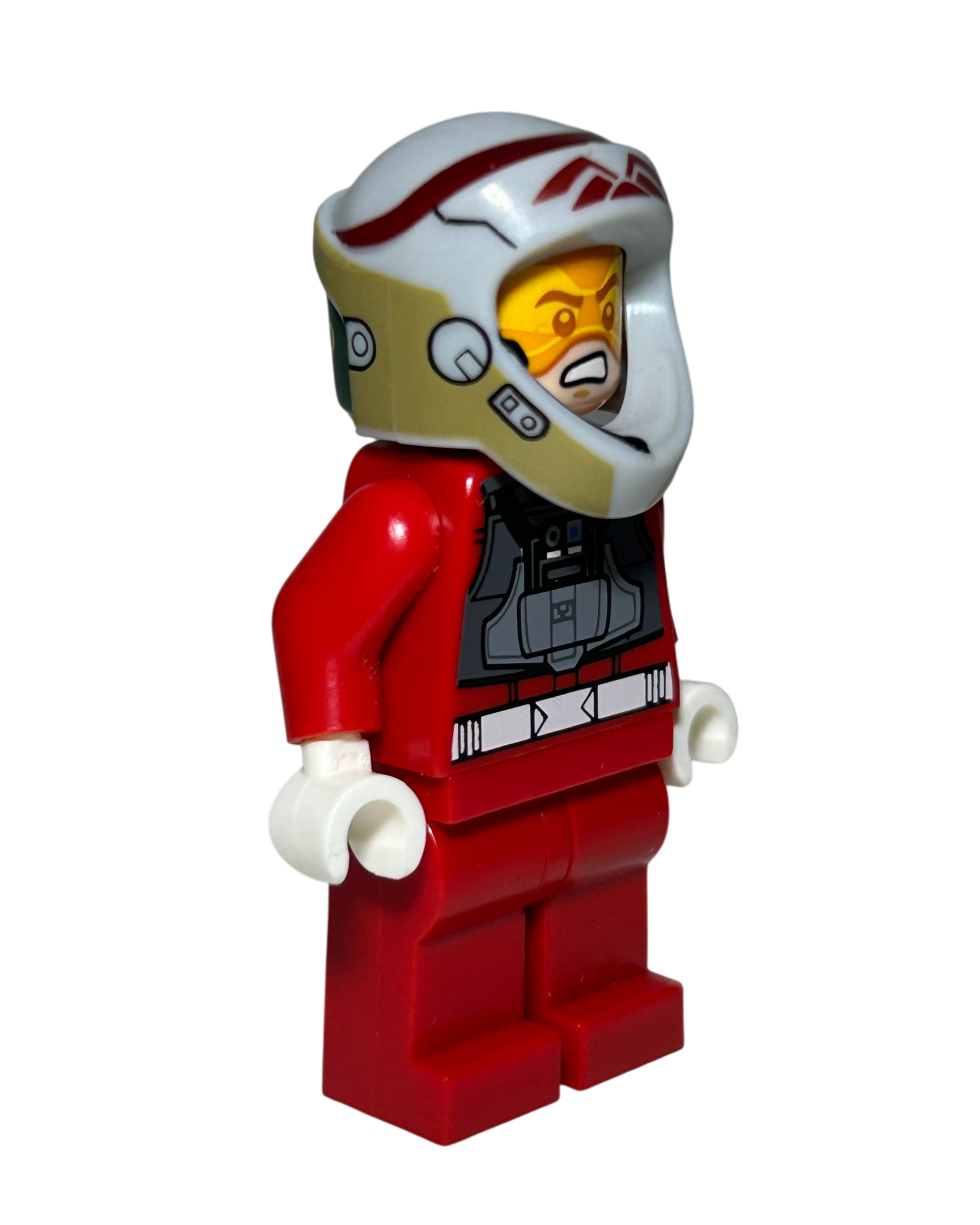 Rebel A-Wing Pilot SW0757 LEGO Star Wars Minifigur Seitenansicht links brick2d2