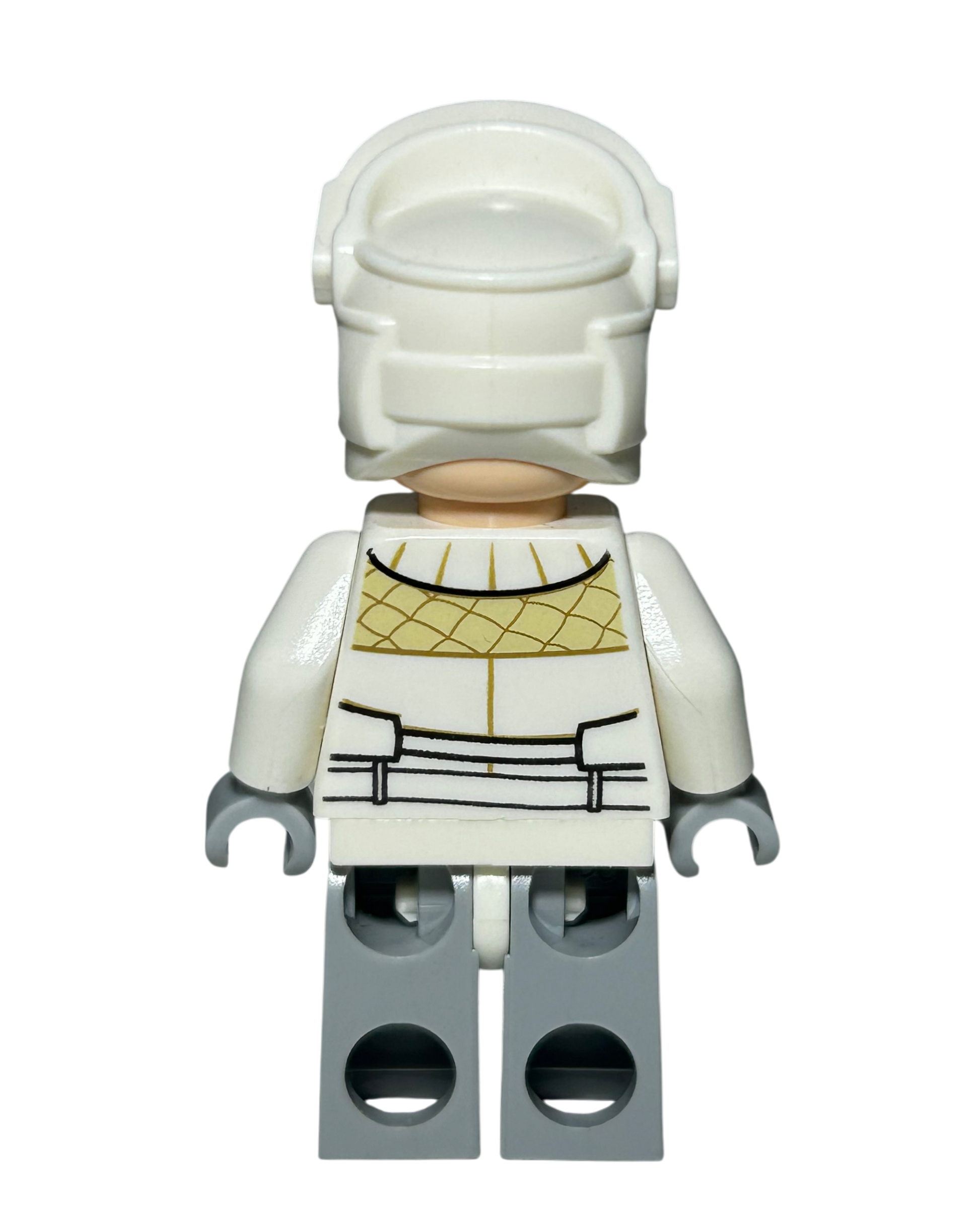 Hoth Rebel Trooper Weiße Uniform Alt SW0765 LEGO Star Wars Minifigur Rückansicht brick2d2