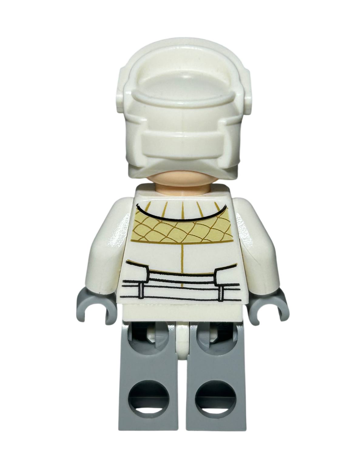 Hoth Rebel Trooper Weiße Uniform Alt SW0765 LEGO Star Wars Minifigur Rückansicht brick2d2